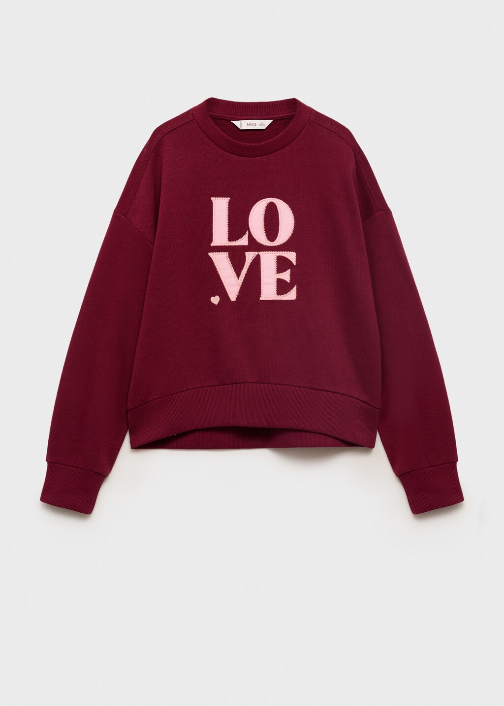 スウェット・トレーナー *MUSINSA STANDARD* Rouge Balloon Sweatshirt Baroque Brown MM Love message sweatshirt - Kids | MANGO USA
