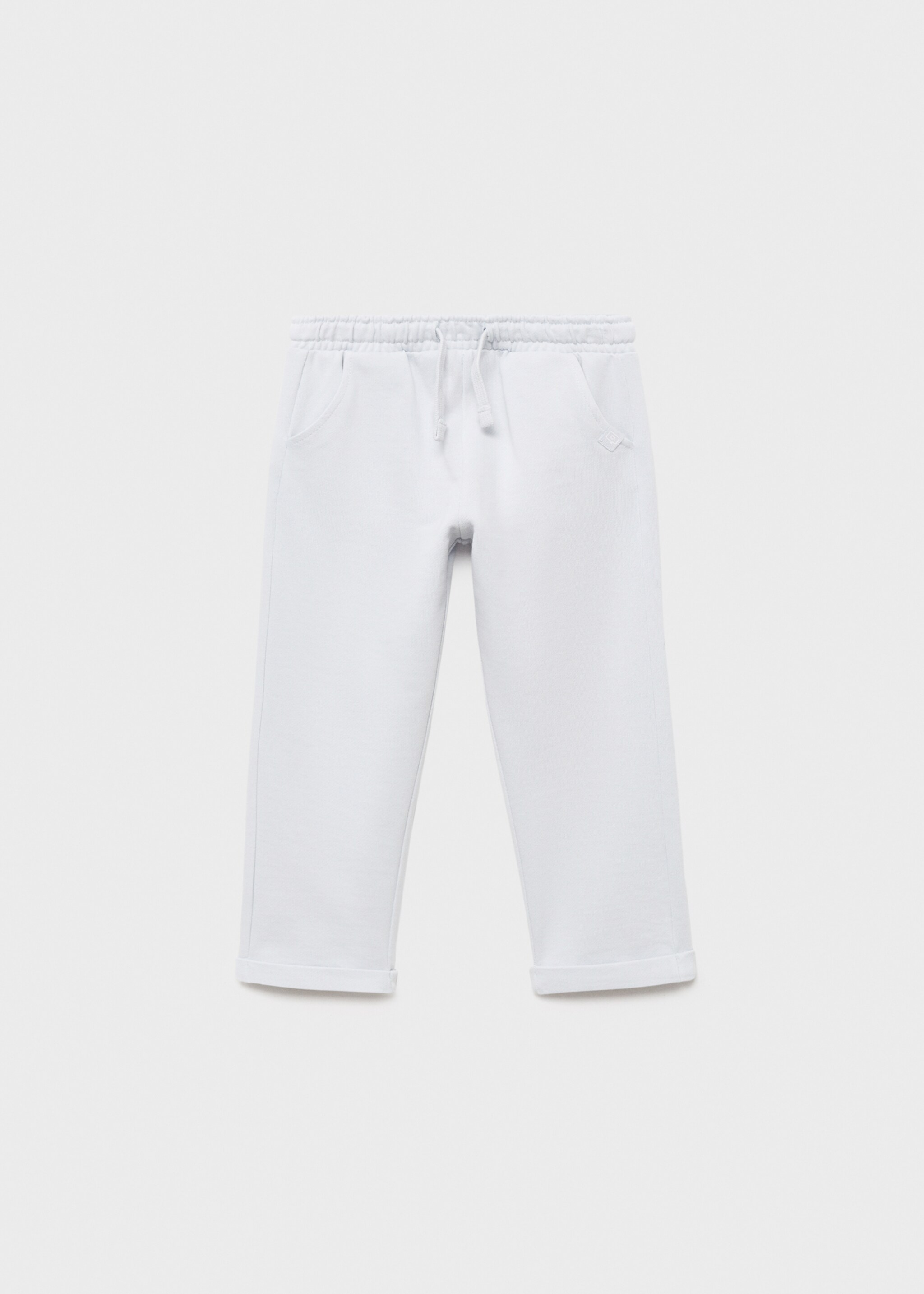 Cotton drawstring joggers - Article without model