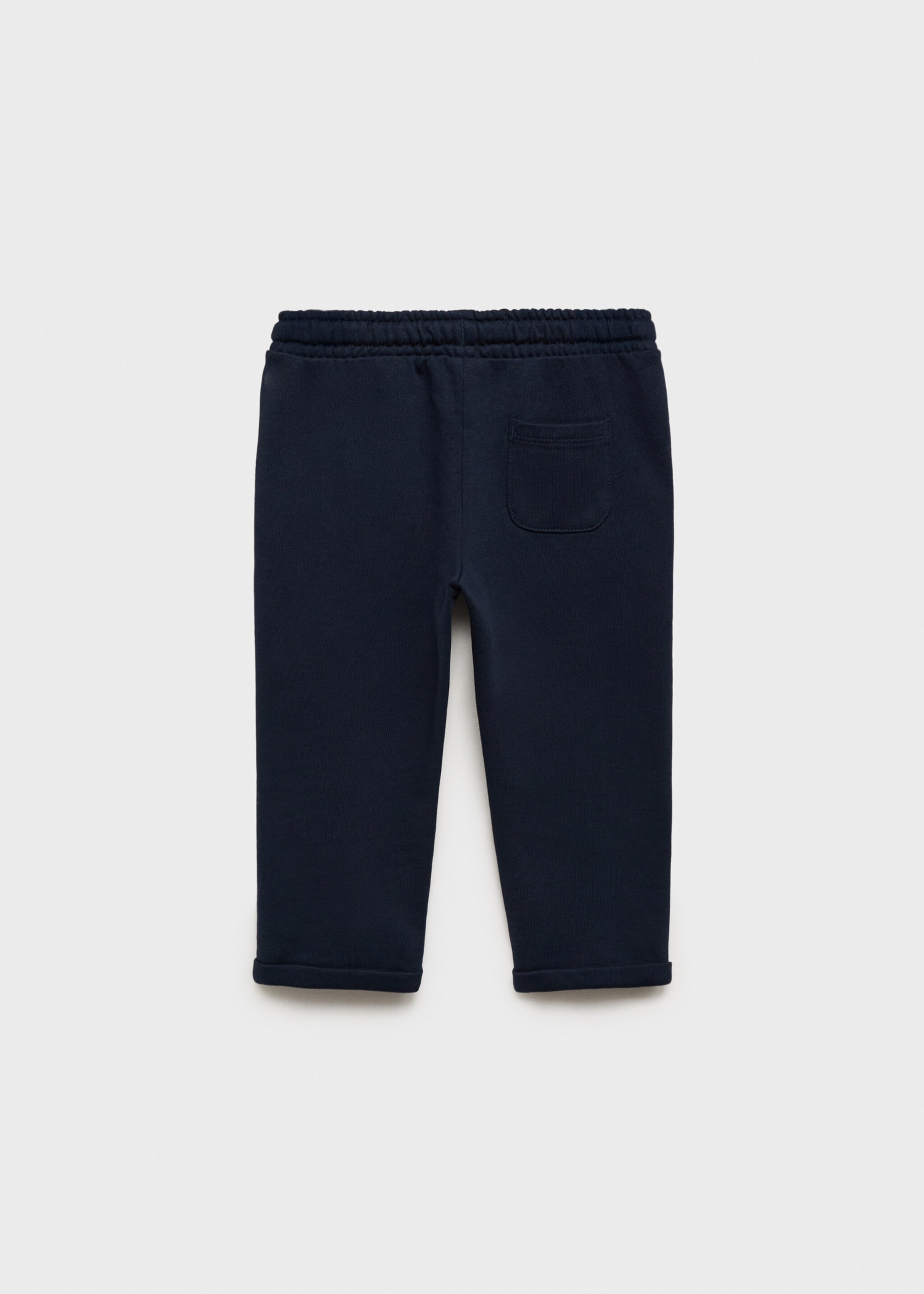 Baumwoll-Jogger Pants mit Kordelzug - Rückseite des Artikels