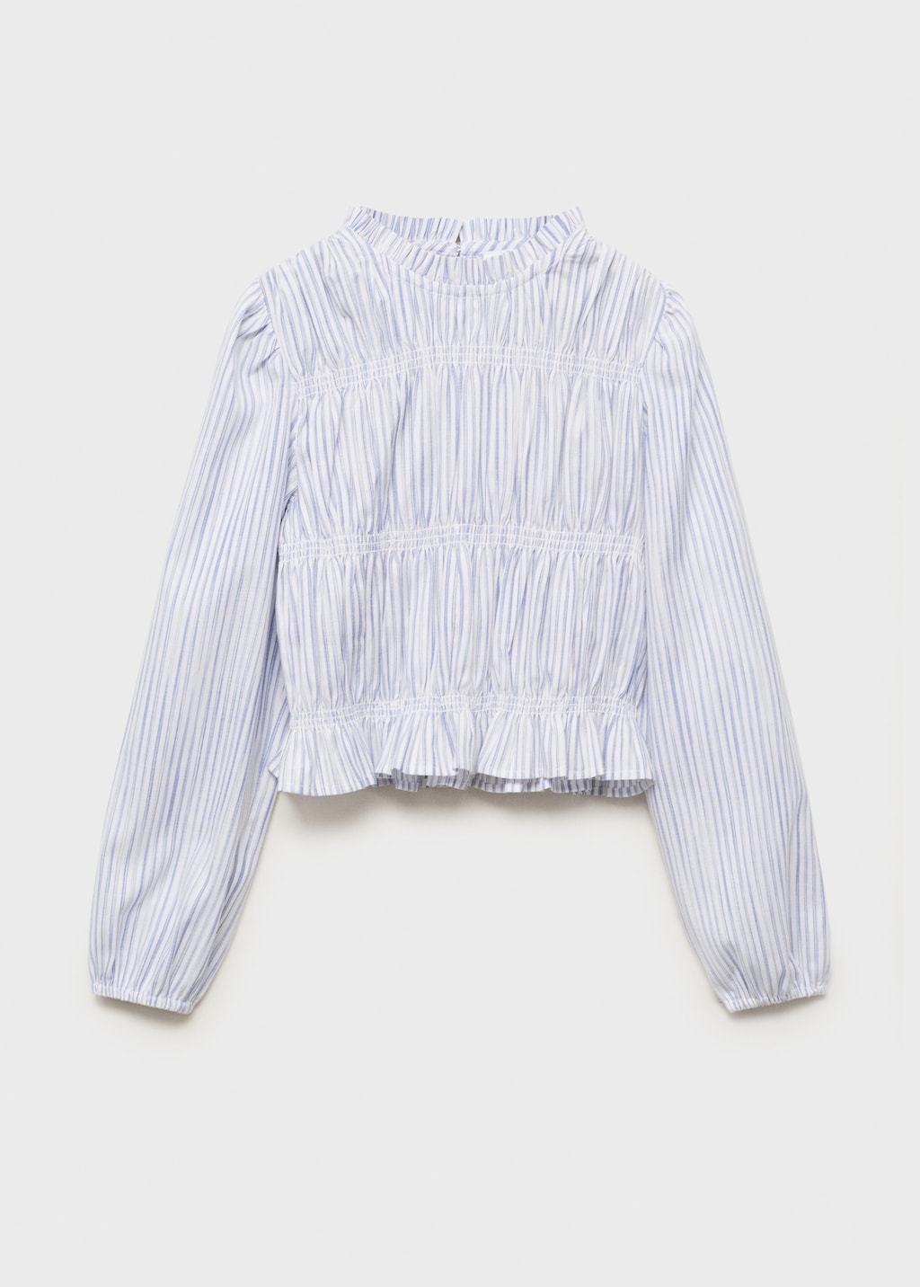 Striped cotton blouse