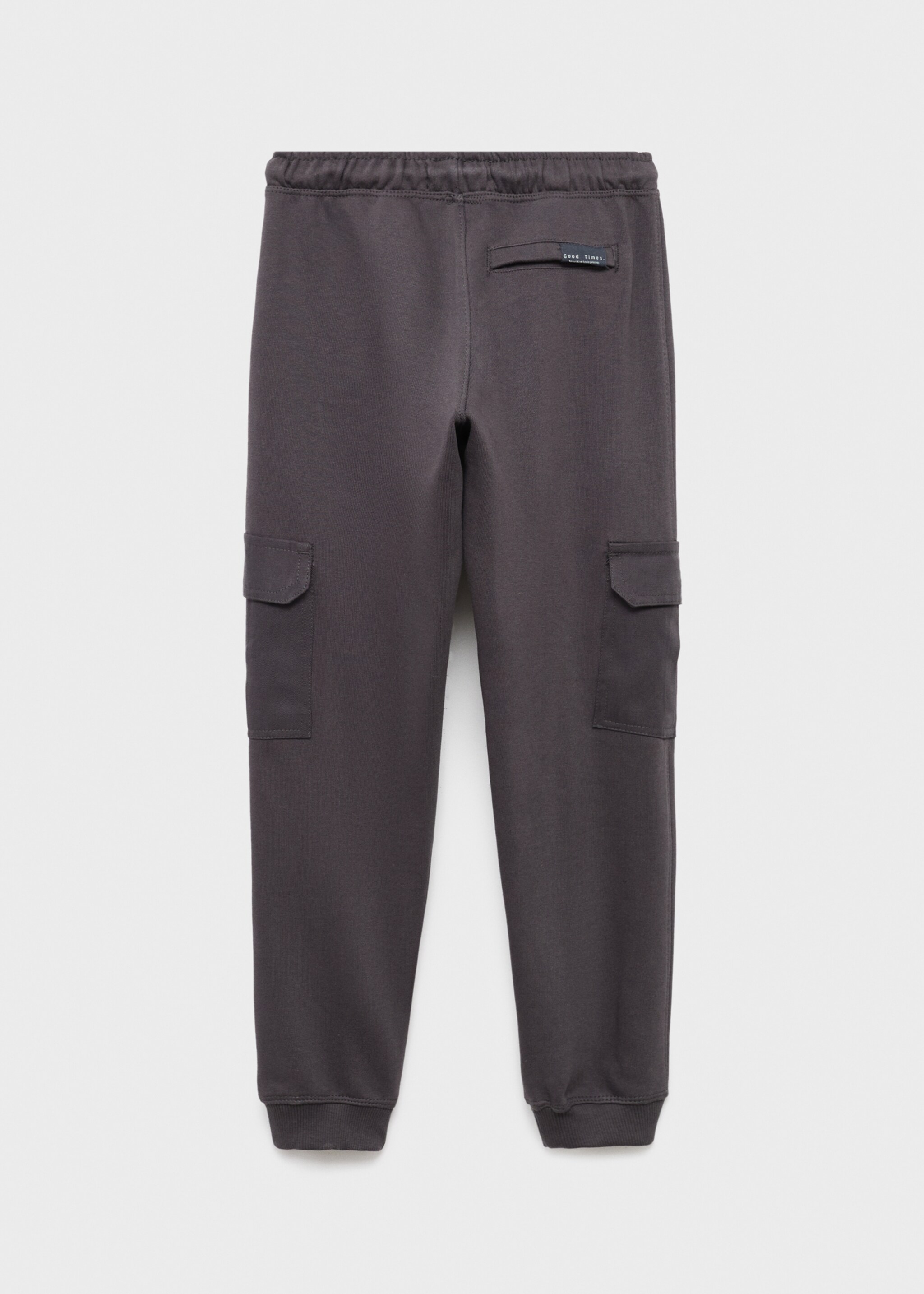 Jogger cargo cordon - Verso de l’article, Gris anthracite. Ref: 17033288-00.