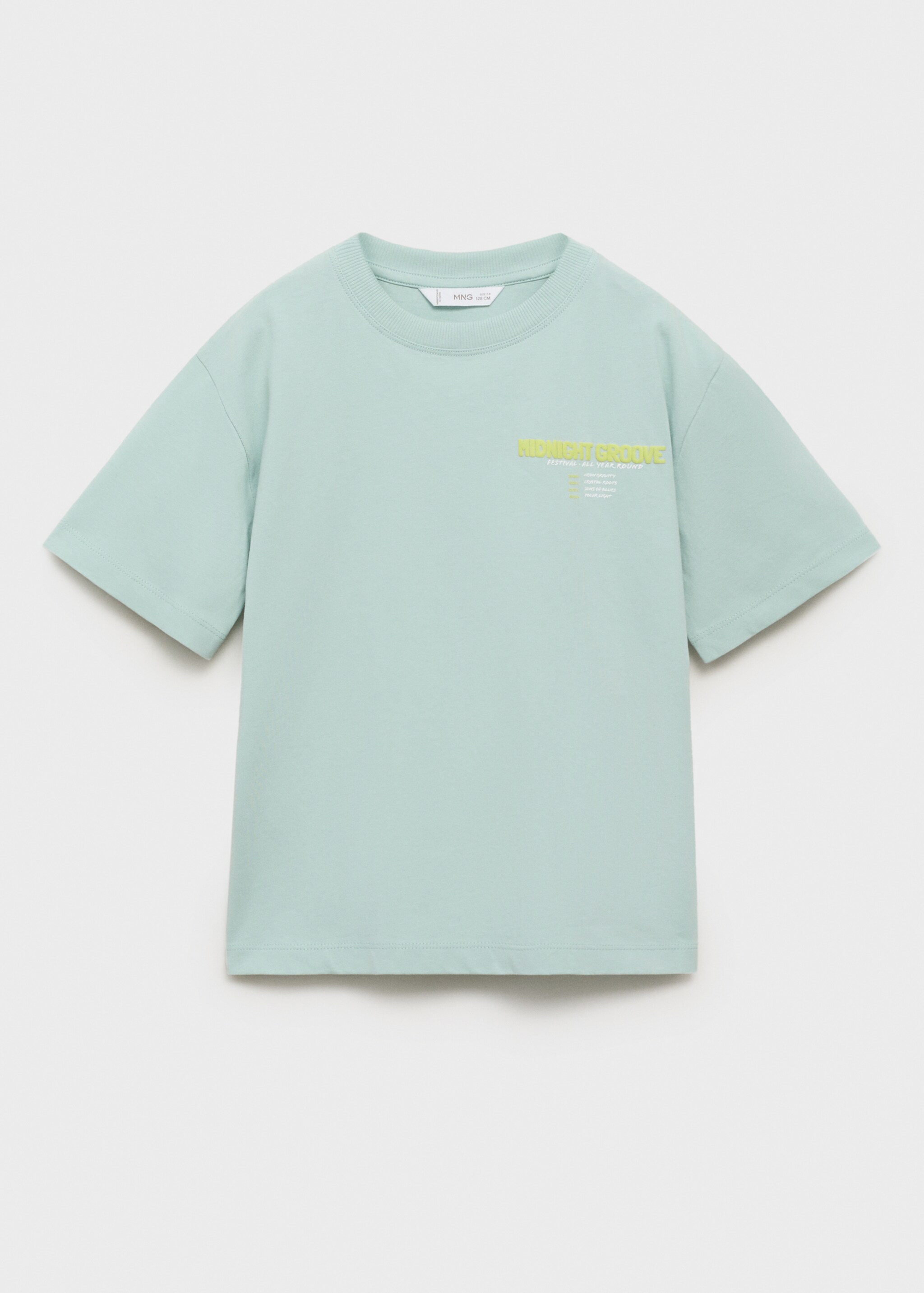 T-shirt imprimé lettres en relief - Article sans modèle