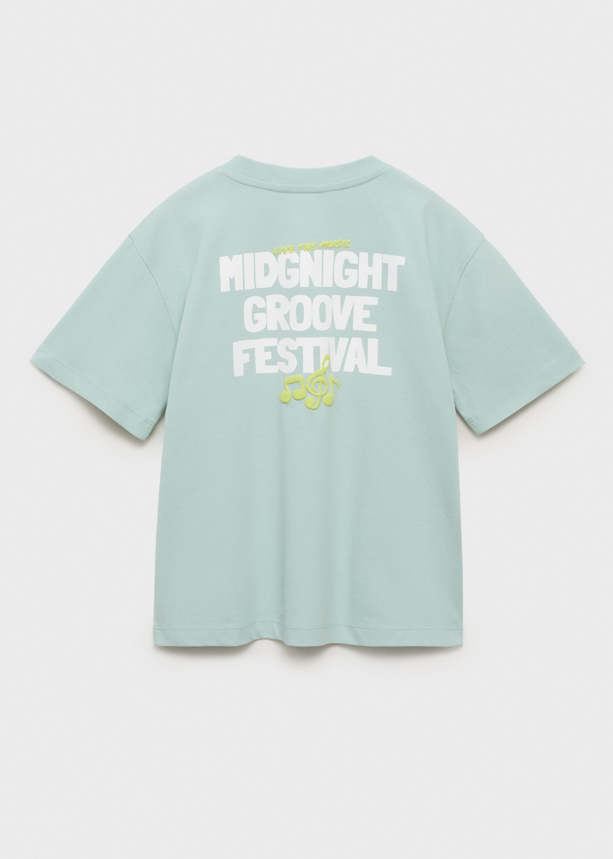 T-shirt imprimé lettres en relief - Verso de l’article