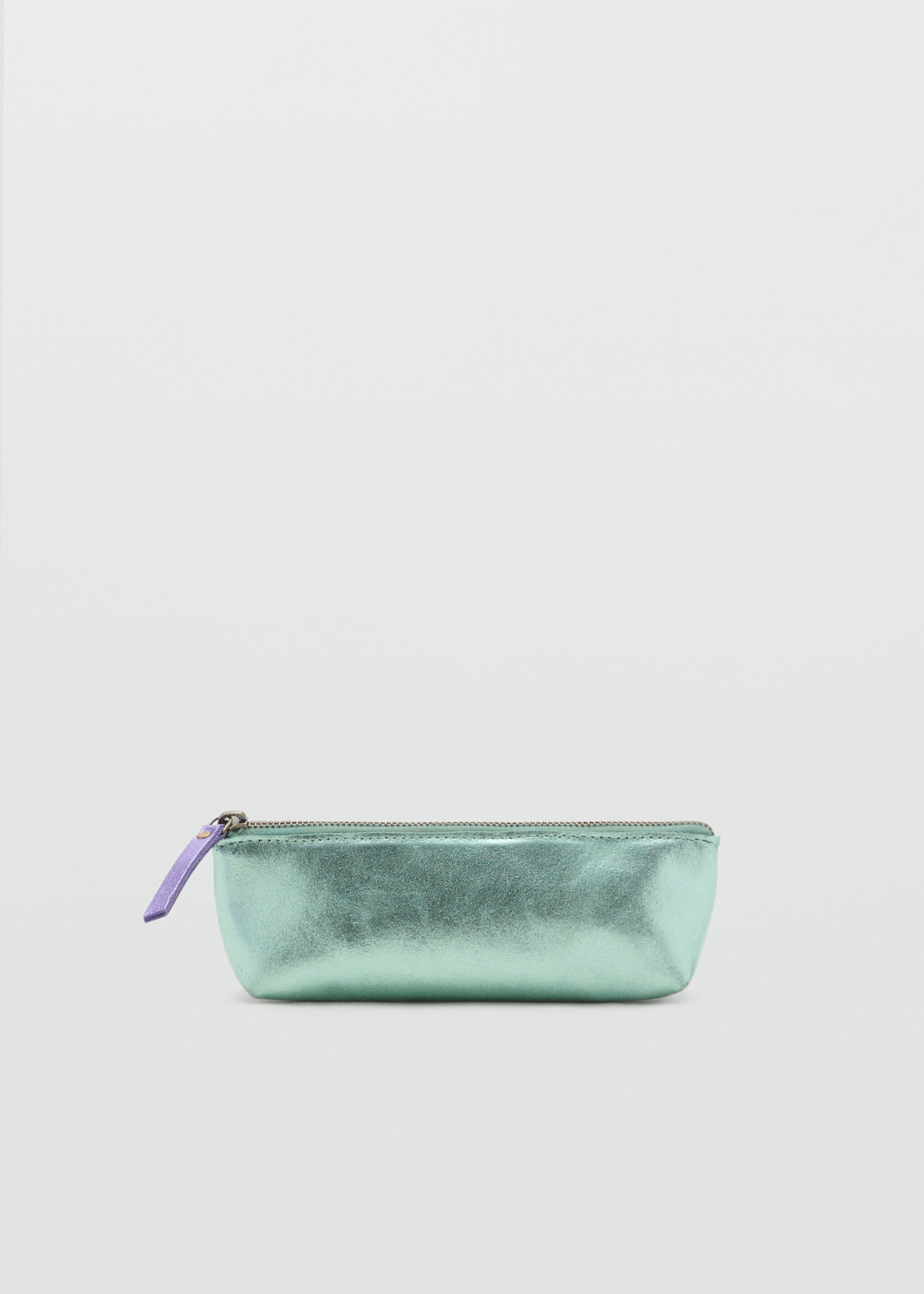 Metallic effect leather case - Article without model