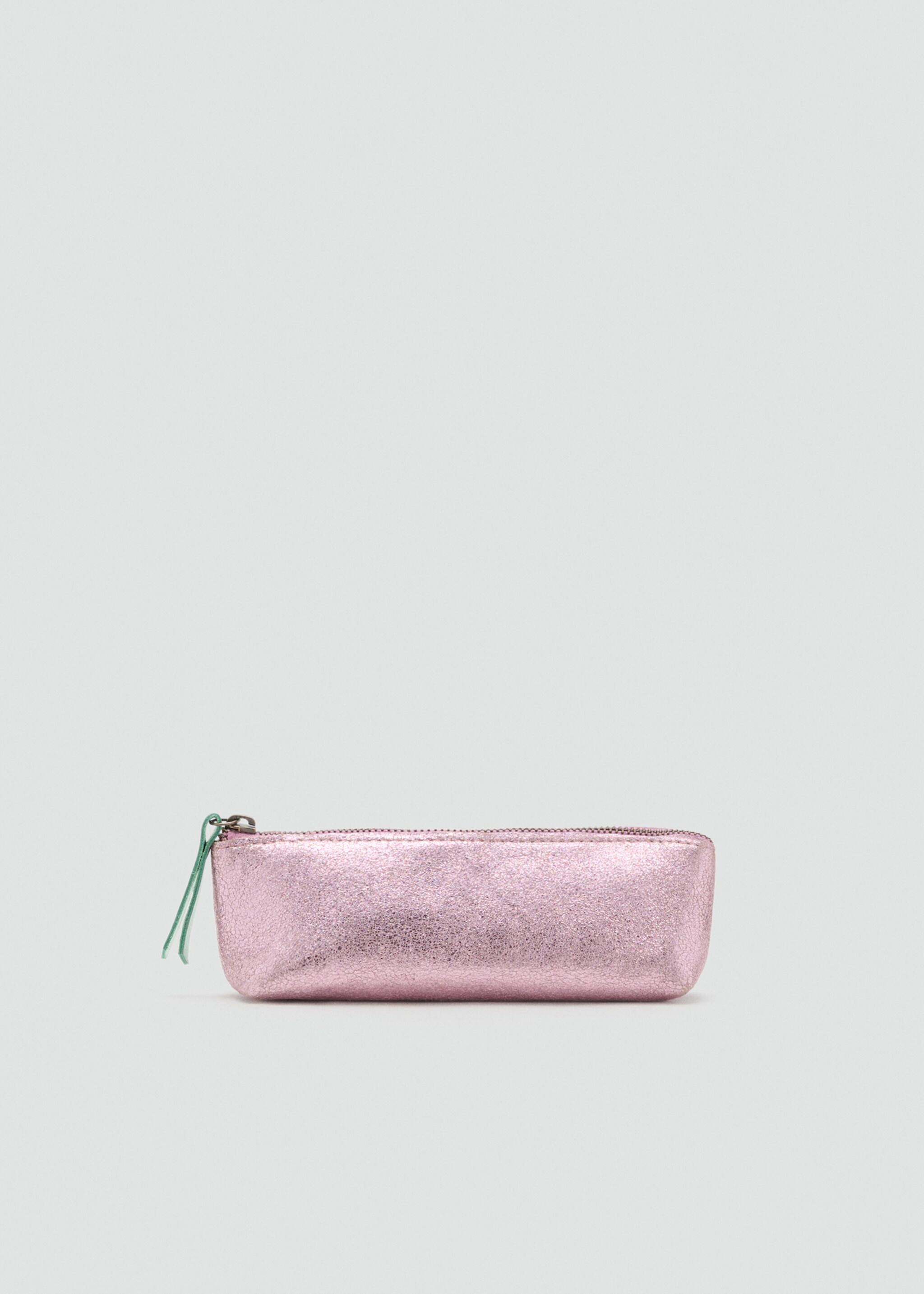 Metallic effect leather case - Article without model