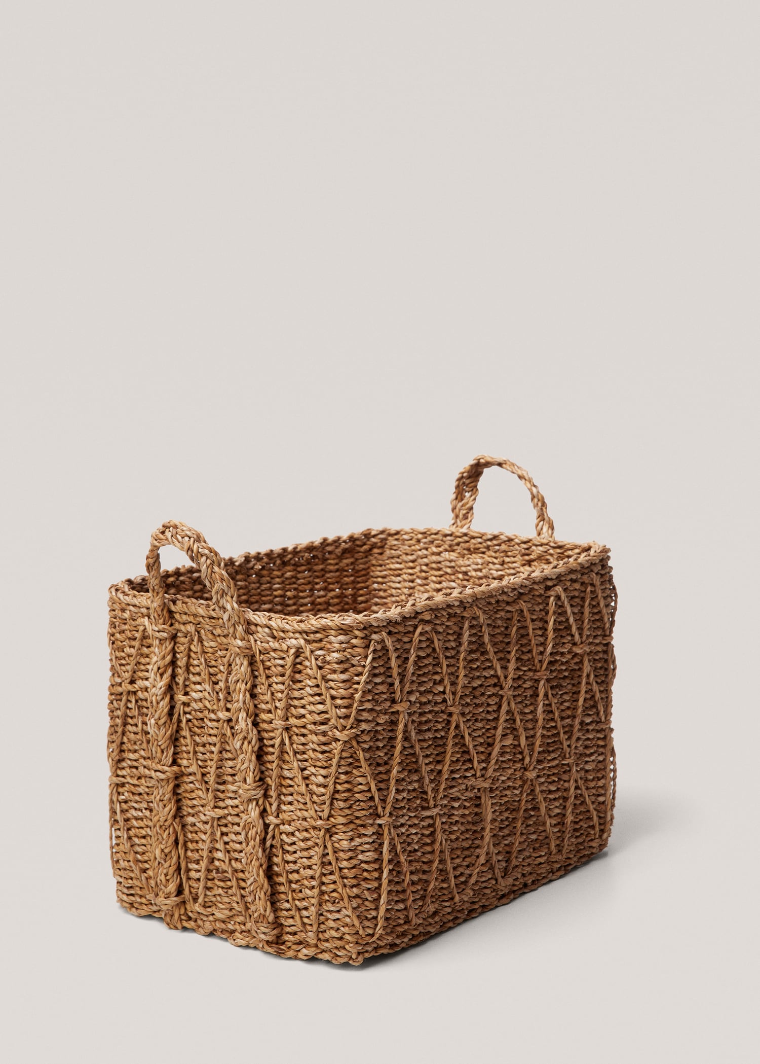 Large square basket with handles - Details of the article 1