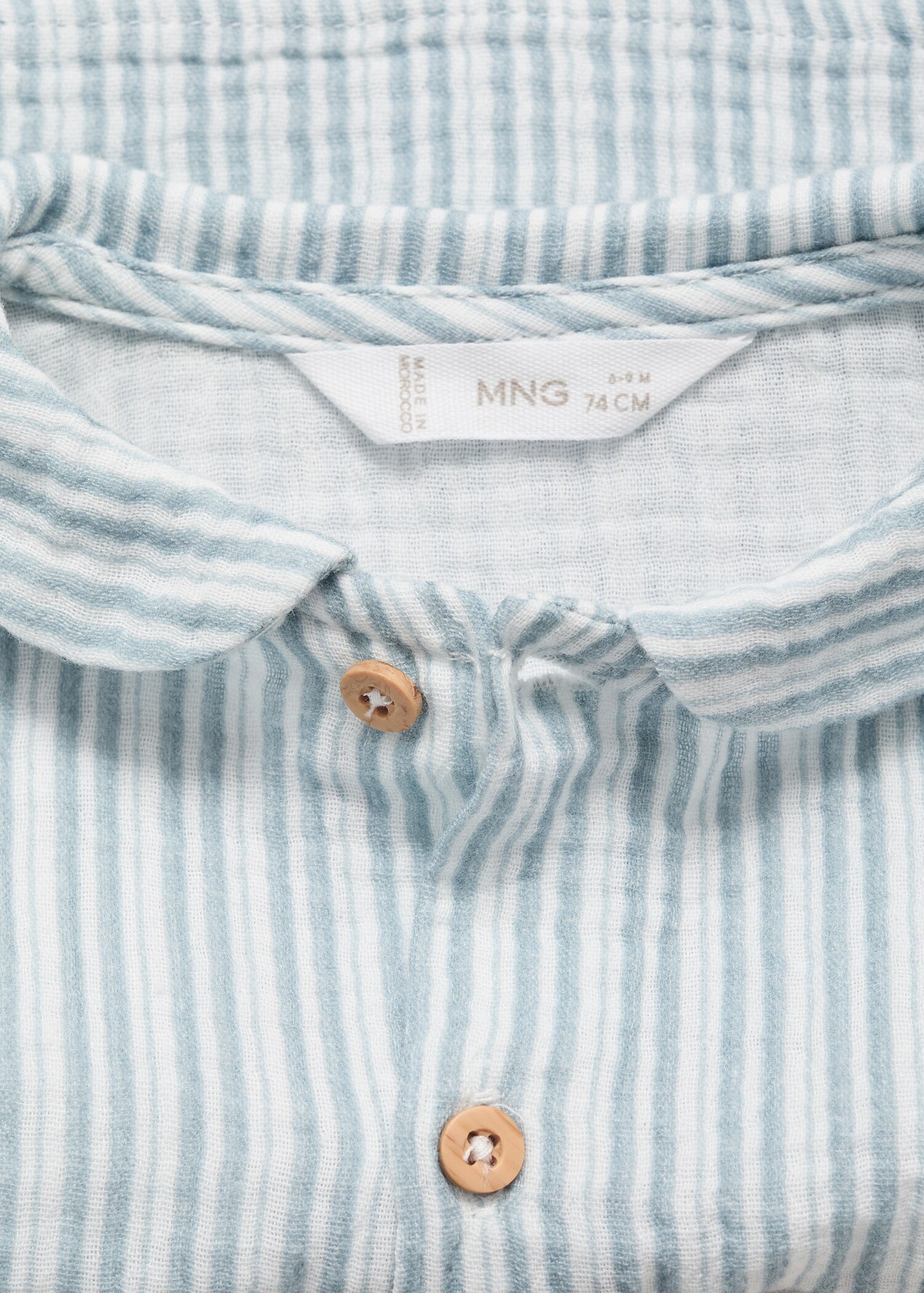 Stripe-print shirt - Details of the article 8