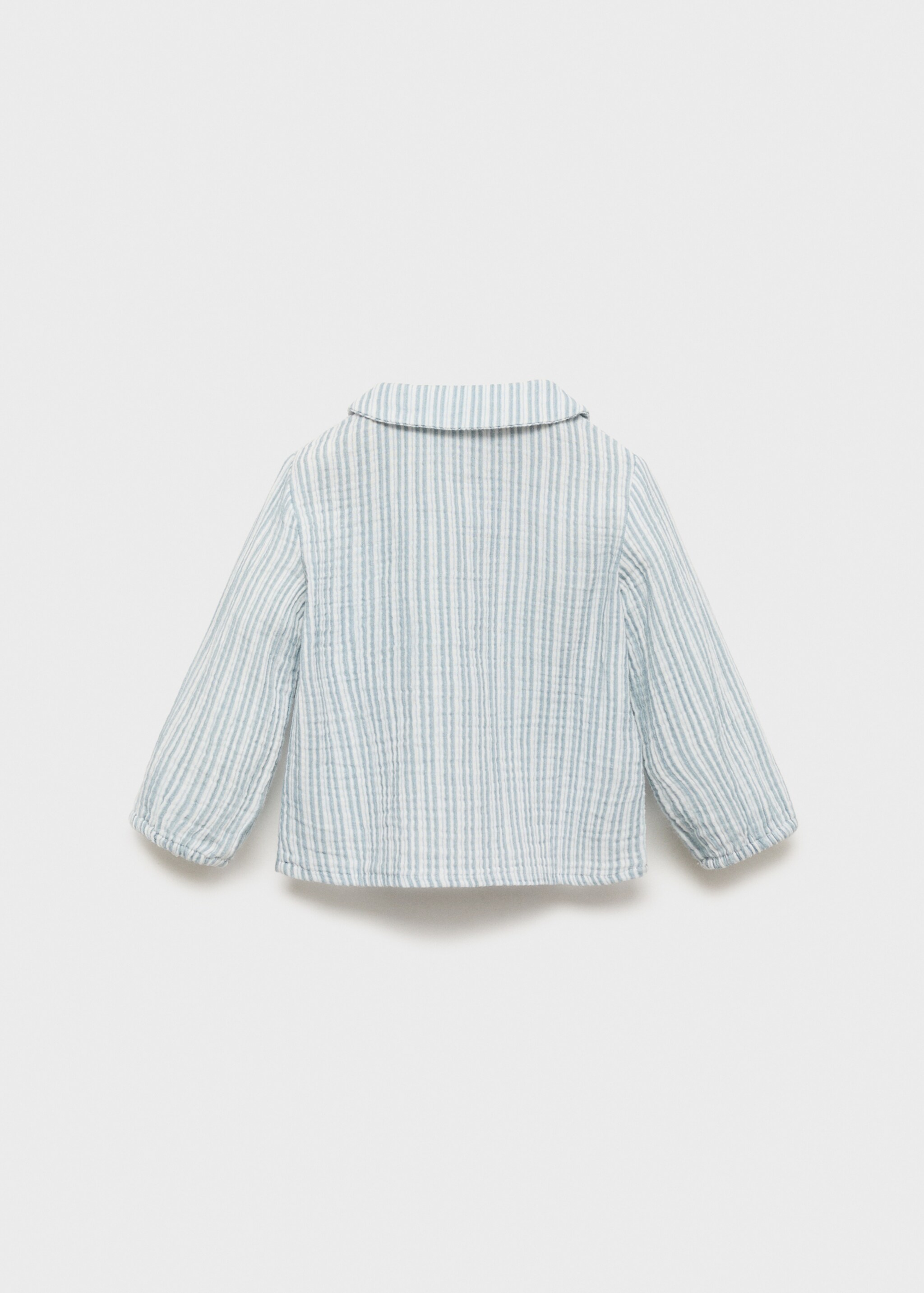 Stripe-print shirt - Reverse of the article