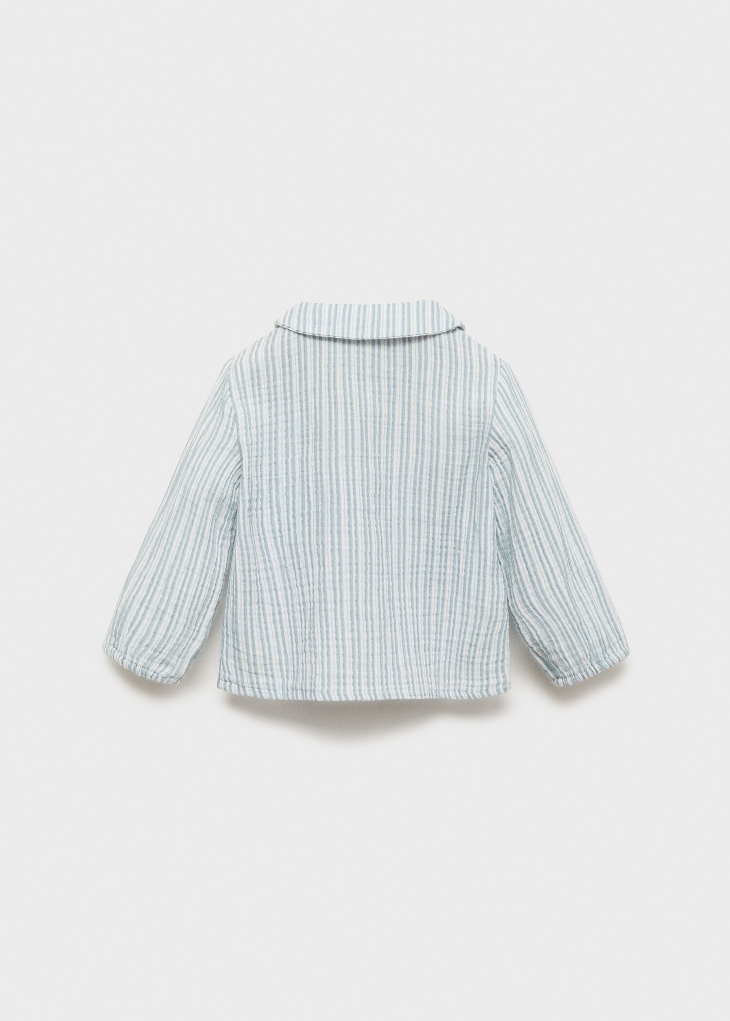 Stripe-print shirt - Reverse of the article