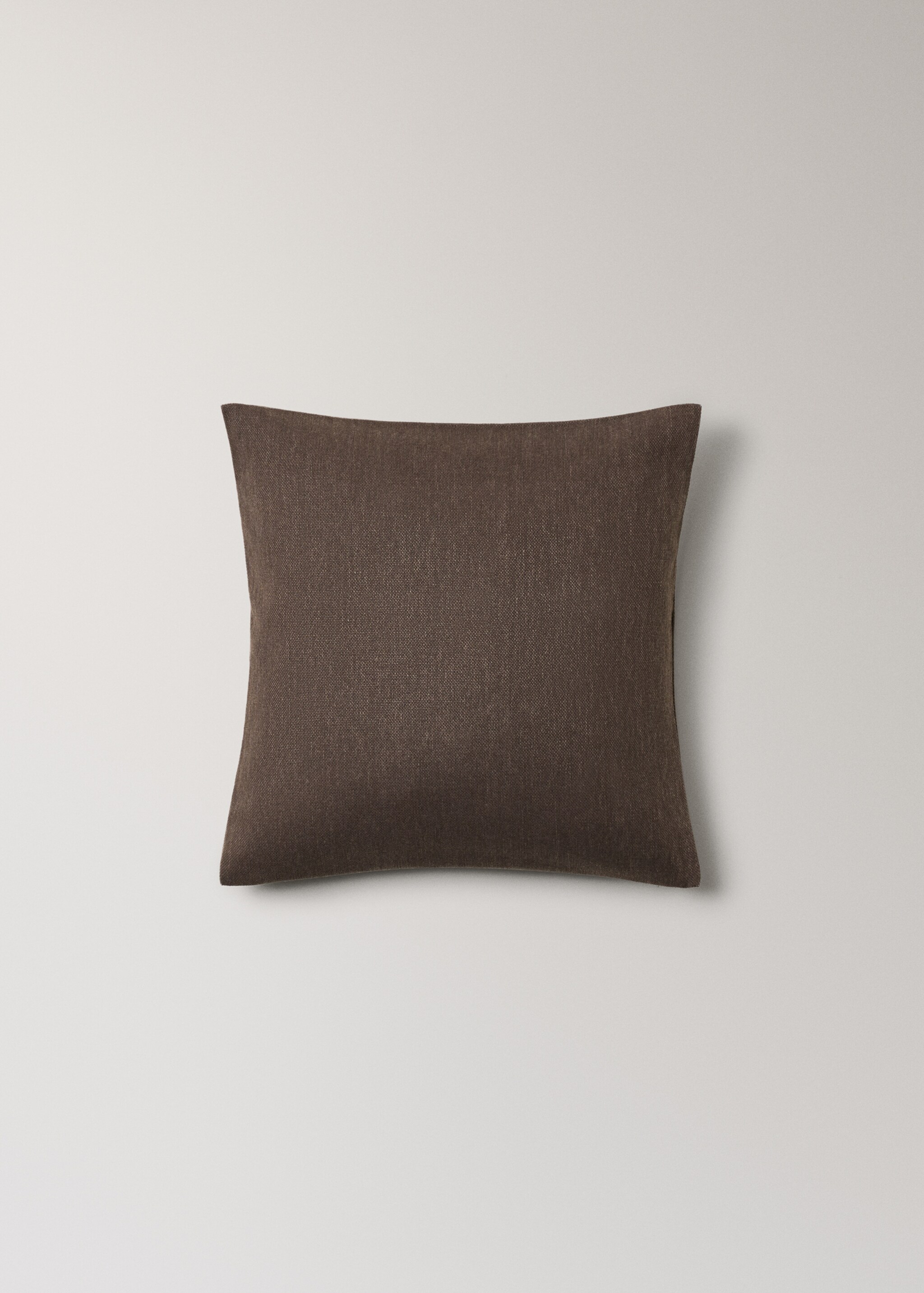 Kuddfodral med struktur 45x45 cm - Artikel utan modell, Choklad. Ref: 17033312-00.