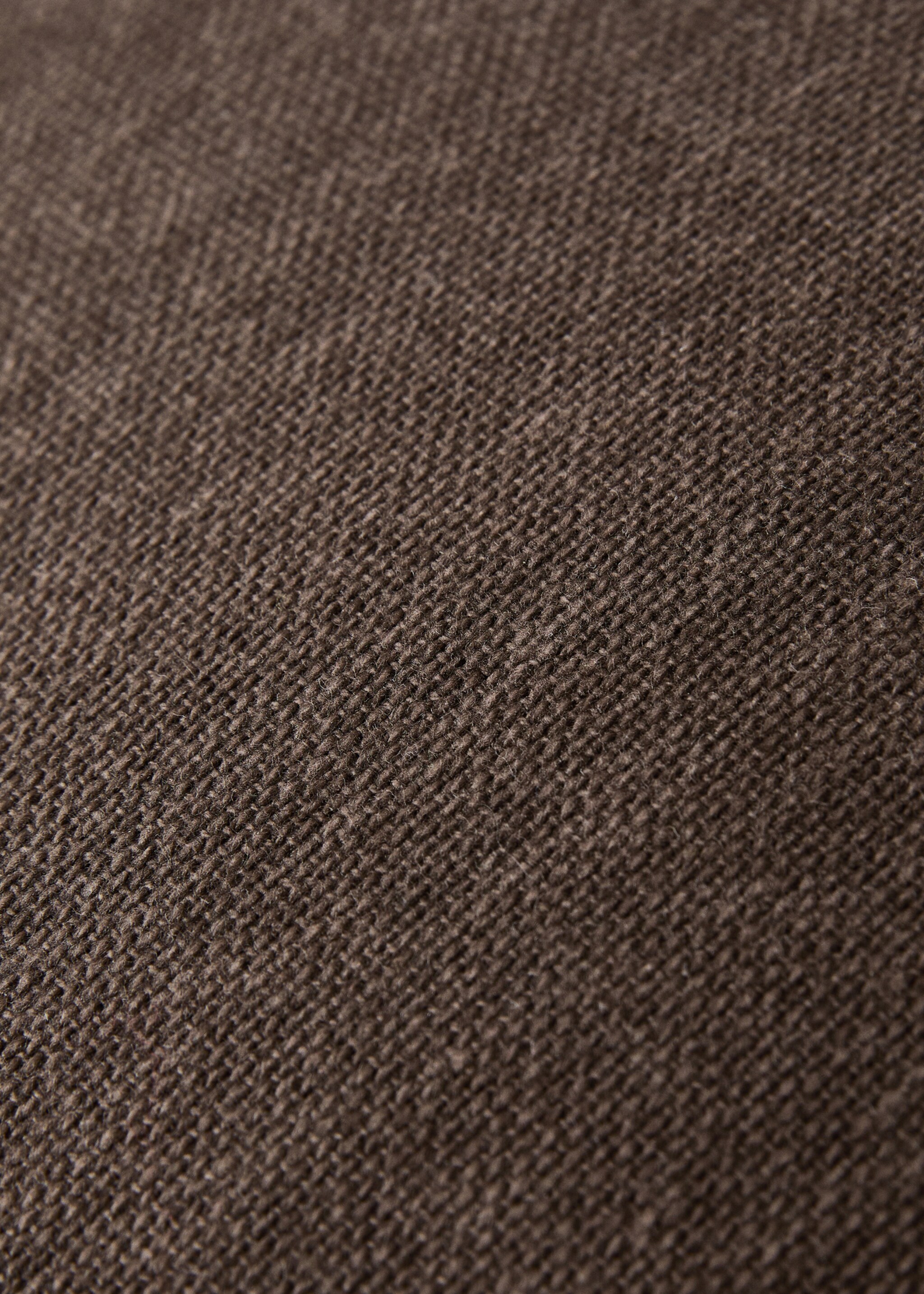 Kuddfodral med struktur 45x45 cm - Detaljer om artikeln 2, Choklad. Ref: 17033312-00.