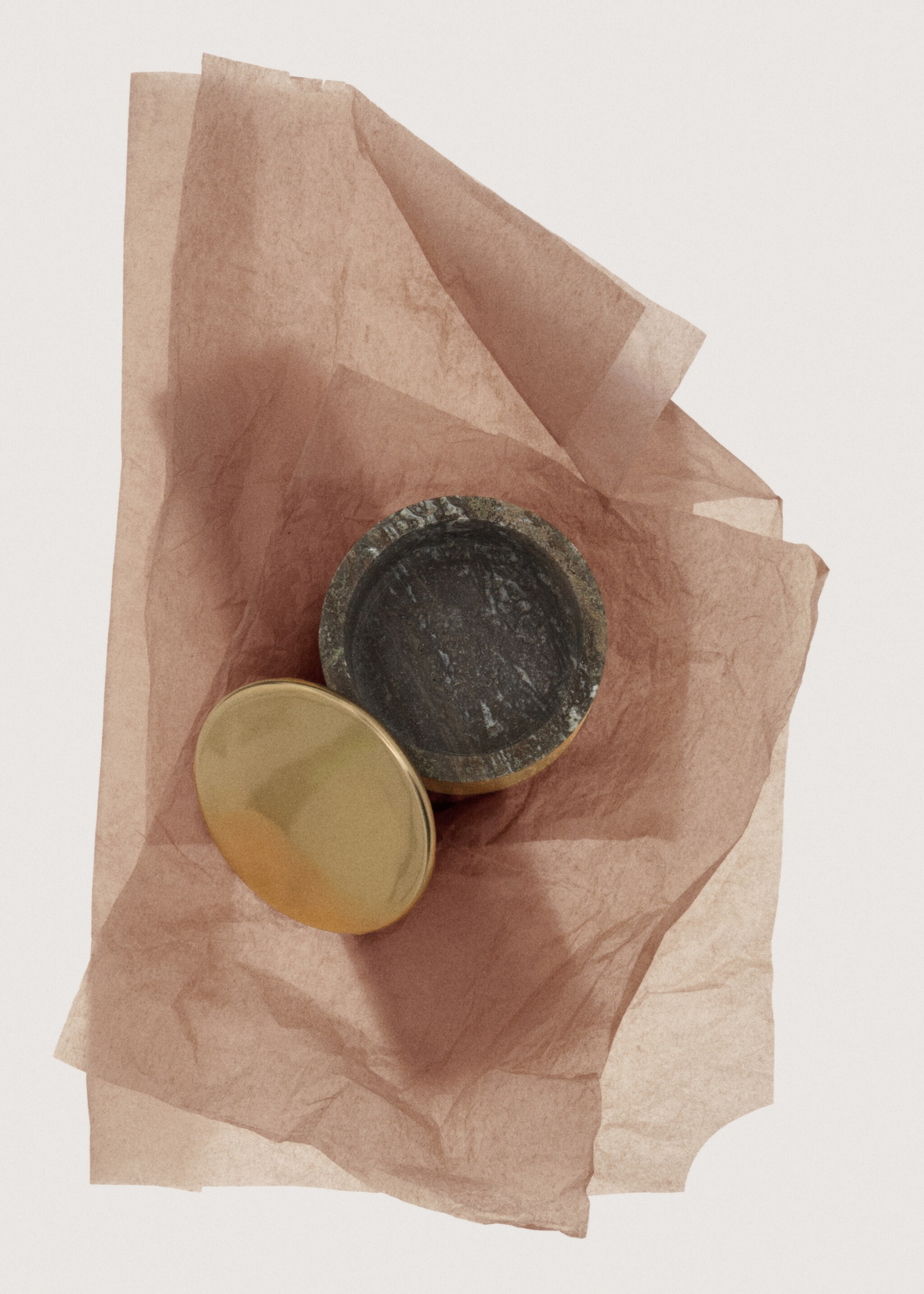 Marble decorative box - Details of the article 7, Grey. Ref: 17033313-00.