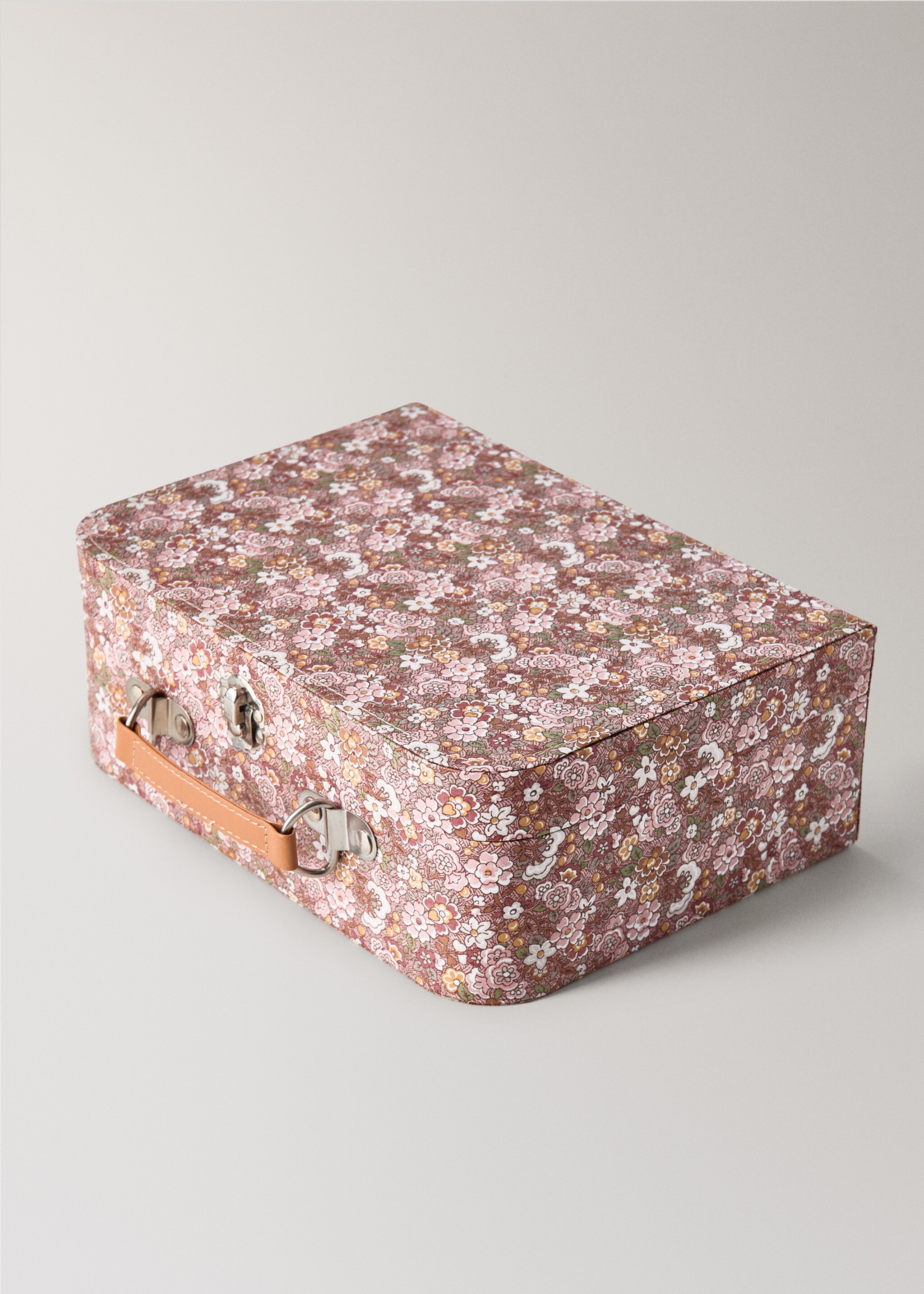 Small children's suitcase box - Details of the article 1, Pink. Ref: 17033327-00.