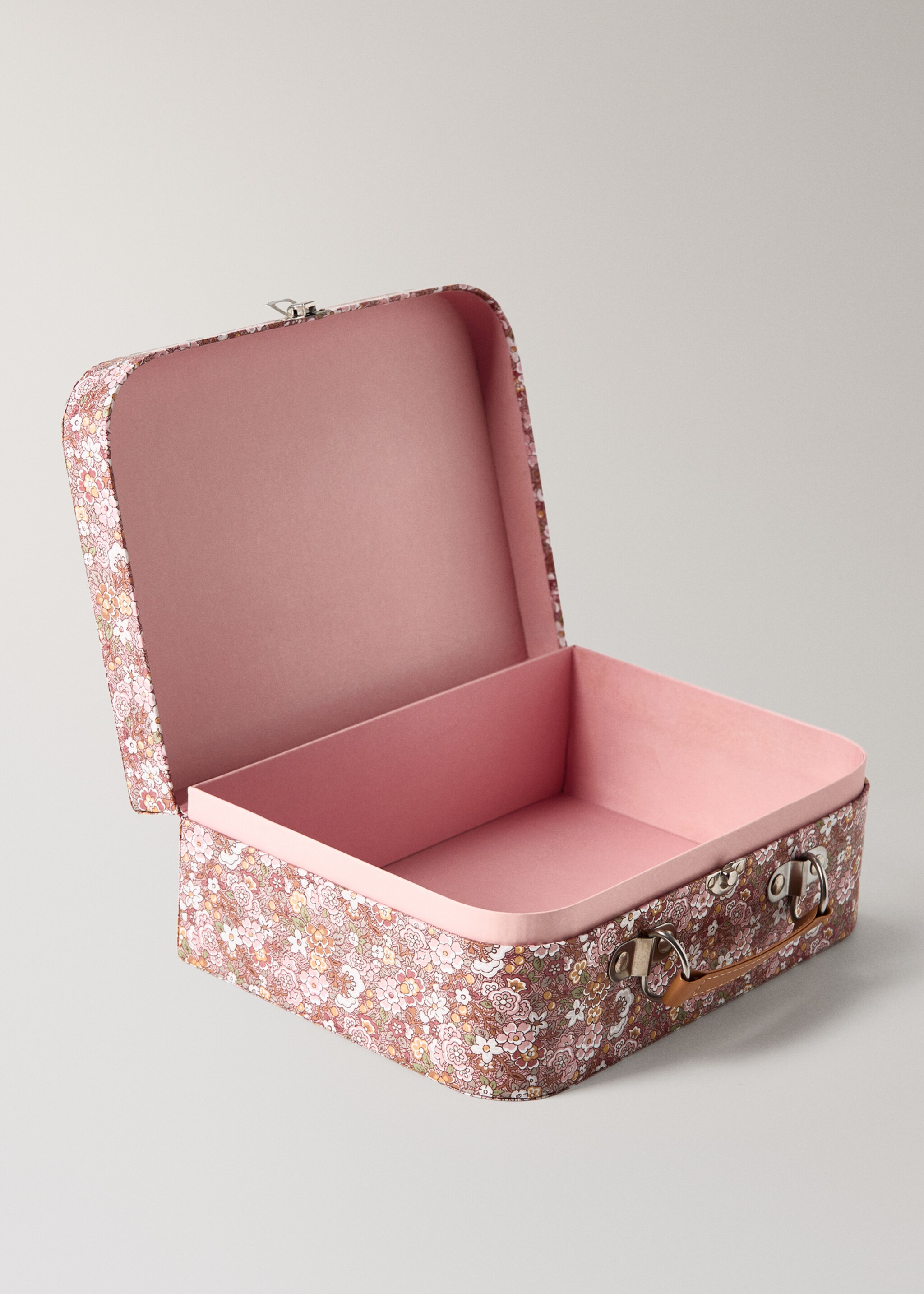 Small children's suitcase box - Details of the article 3, Pink. Ref: 17033327-00.