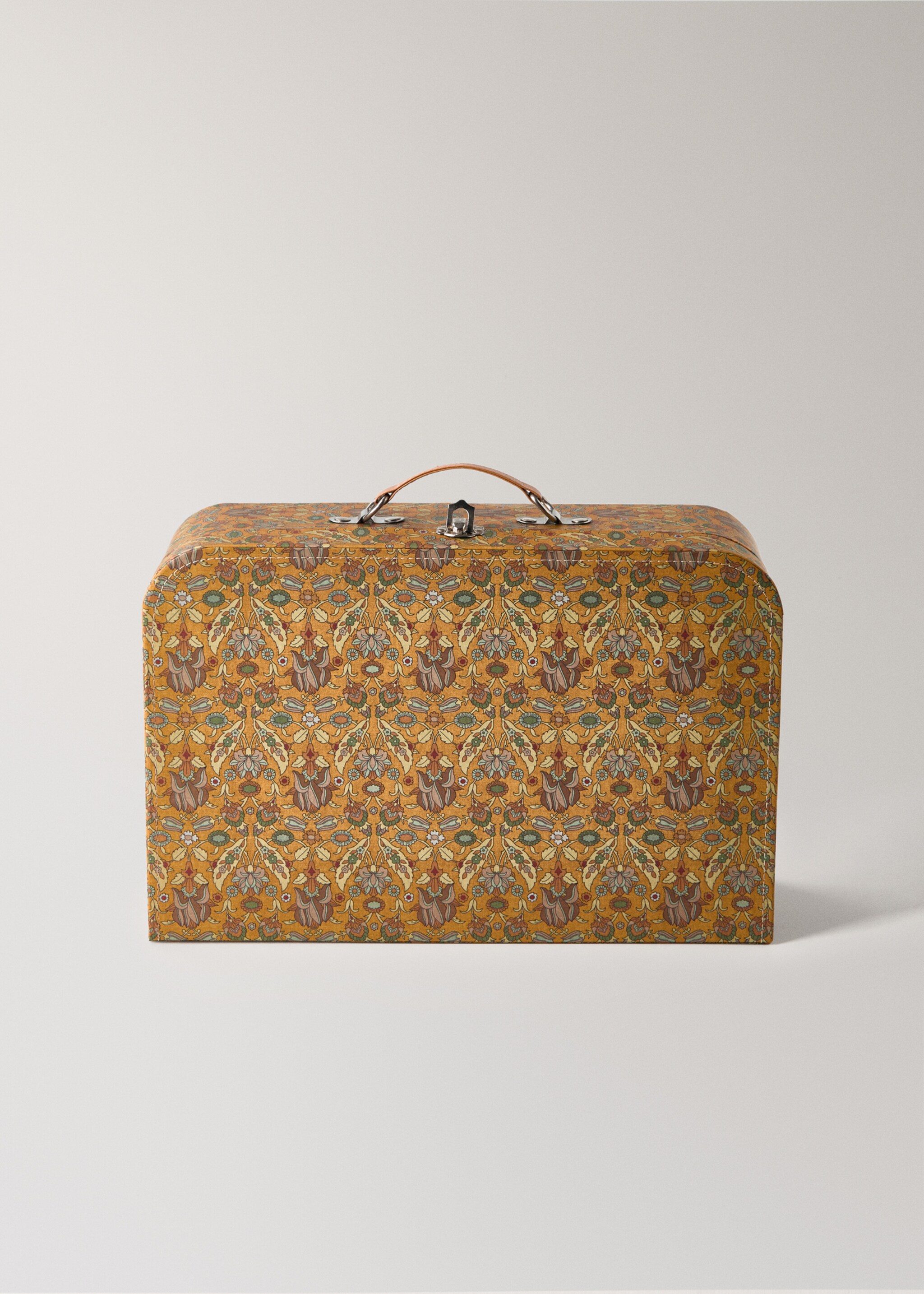 Large children's suitcase box - Details of the article 2, Yellow. Ref: 17033328-00.