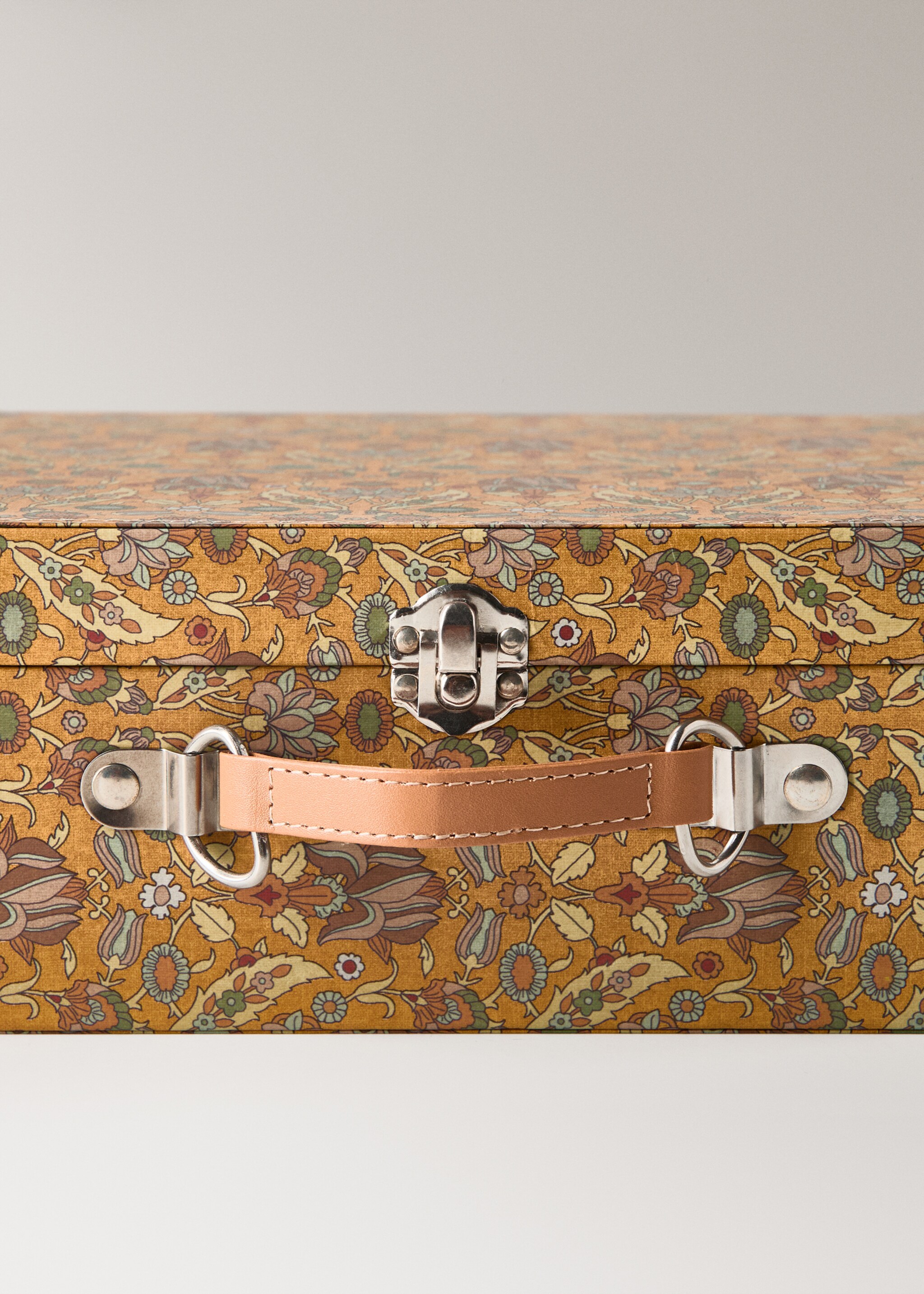 Large children's suitcase box - Details of the article 3, Yellow. Ref: 17033328-00.