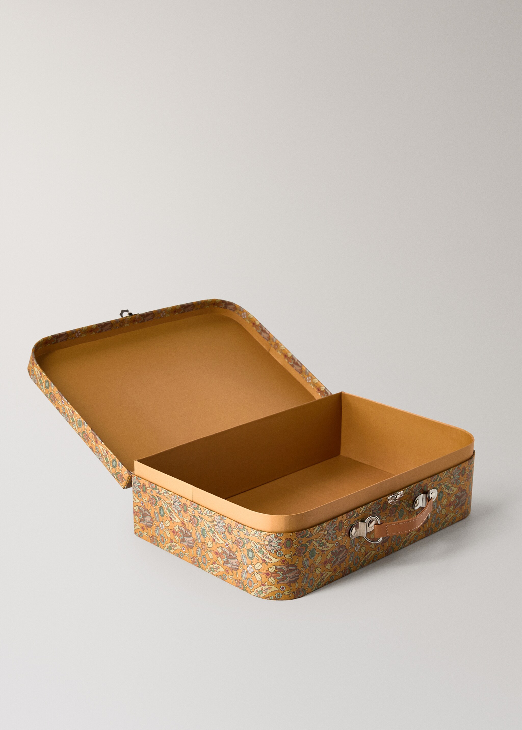Large children's suitcase box - Details of the article 4, Yellow. Ref: 17033328-00.
