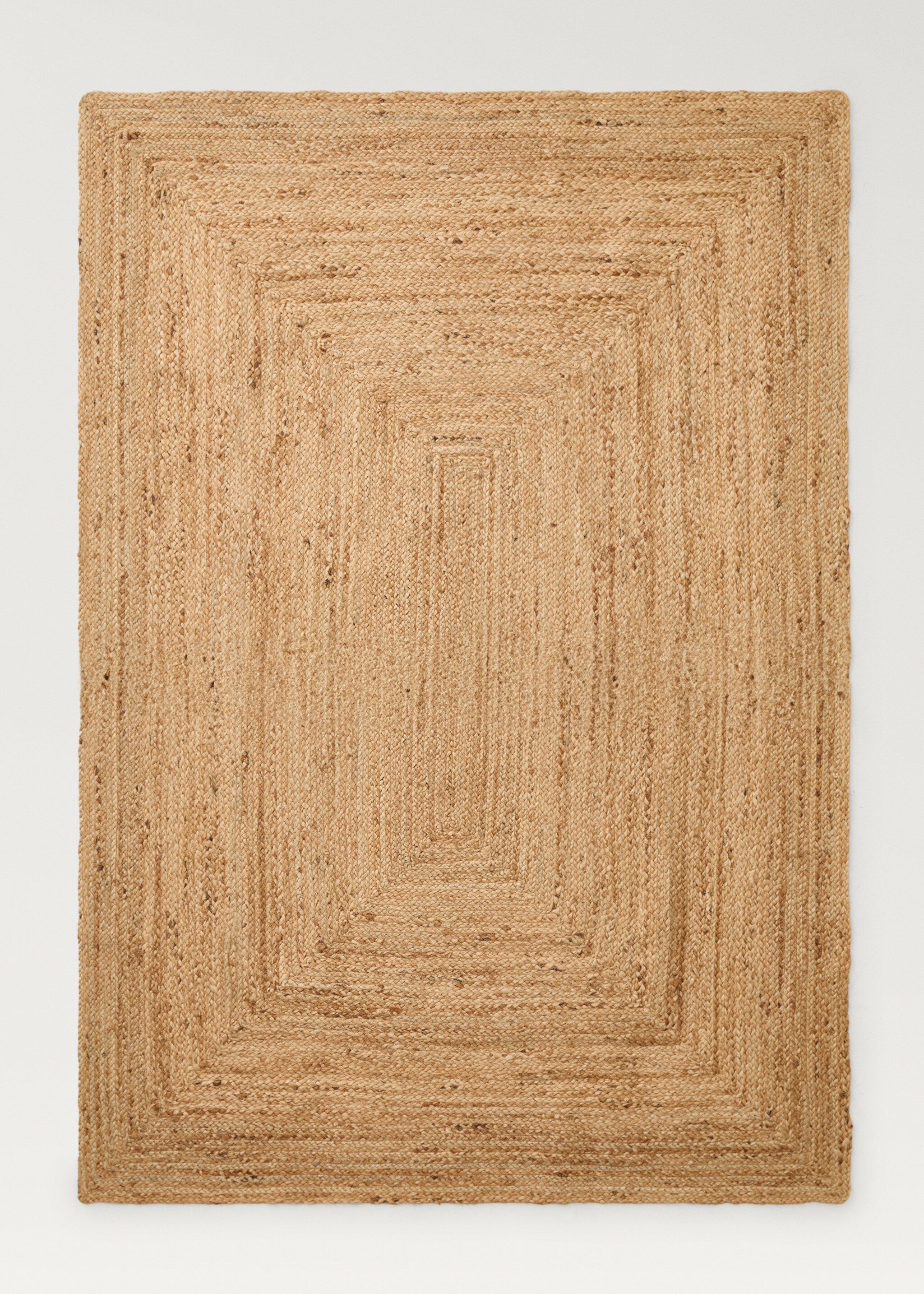 Large woven natural fibre jute carpet - Article without model