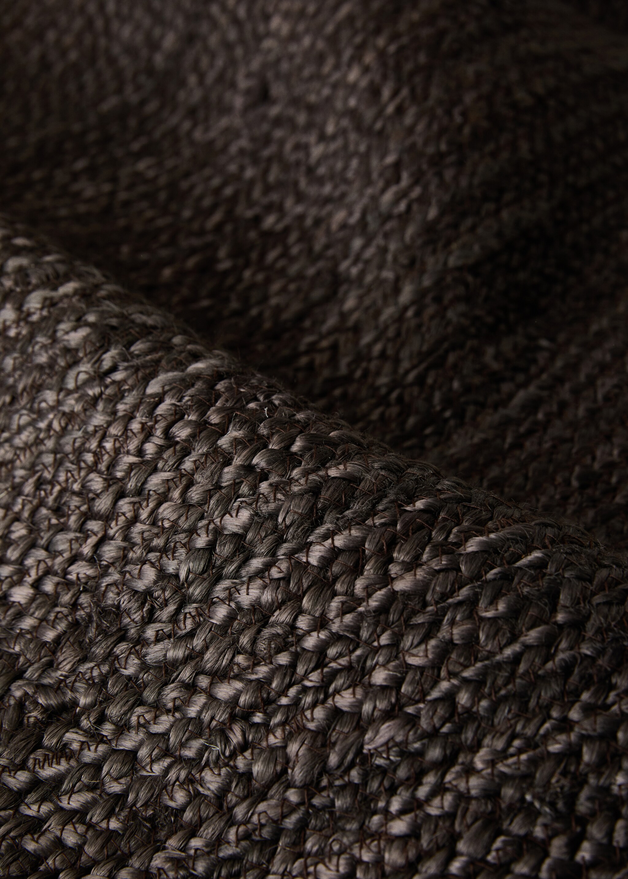 Килим з пряжі з джуту - Детальніше про товар 2, Коричневий. Ref: 17033332-00.