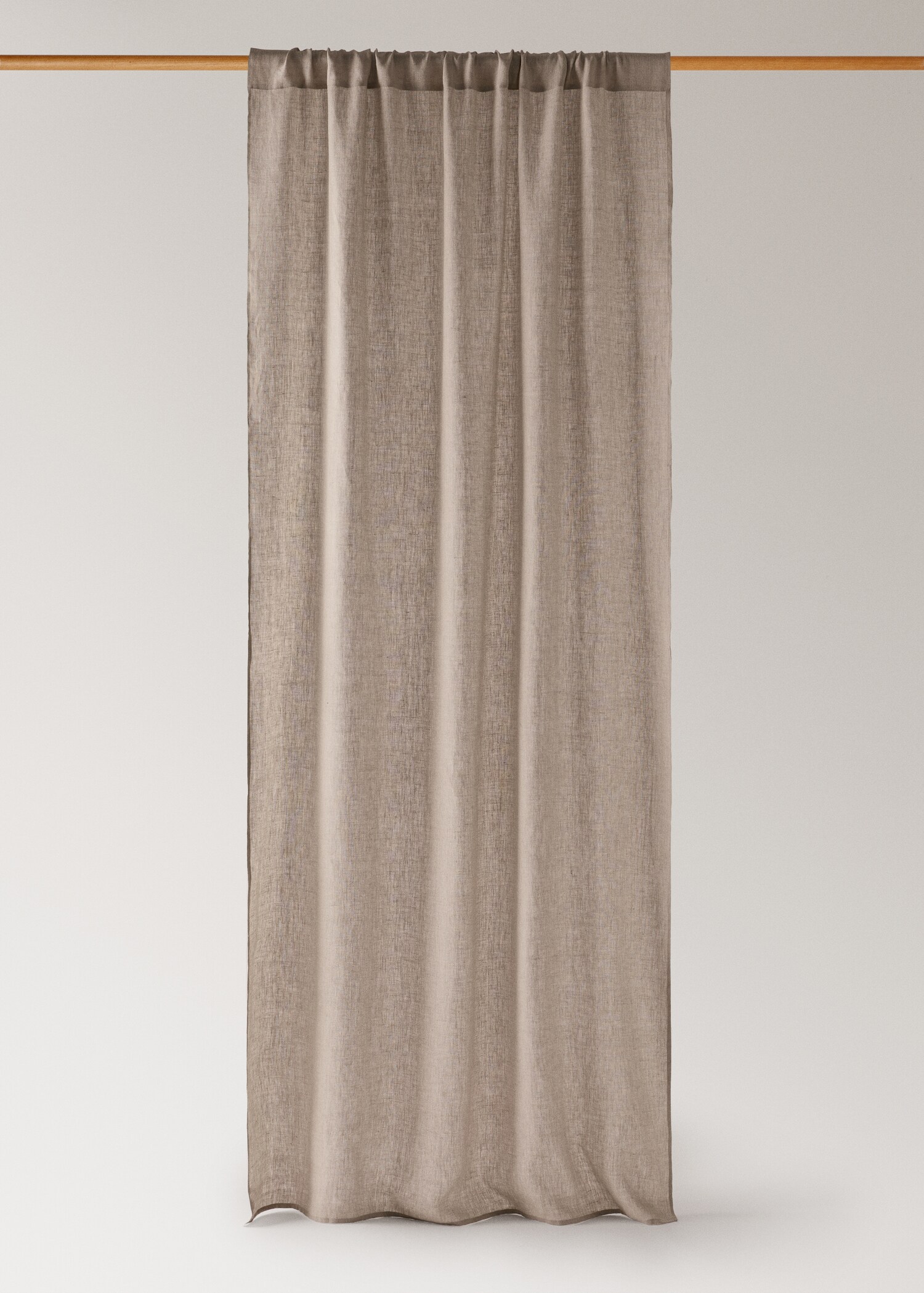 Linen medium-opacity curtain - Article without model
