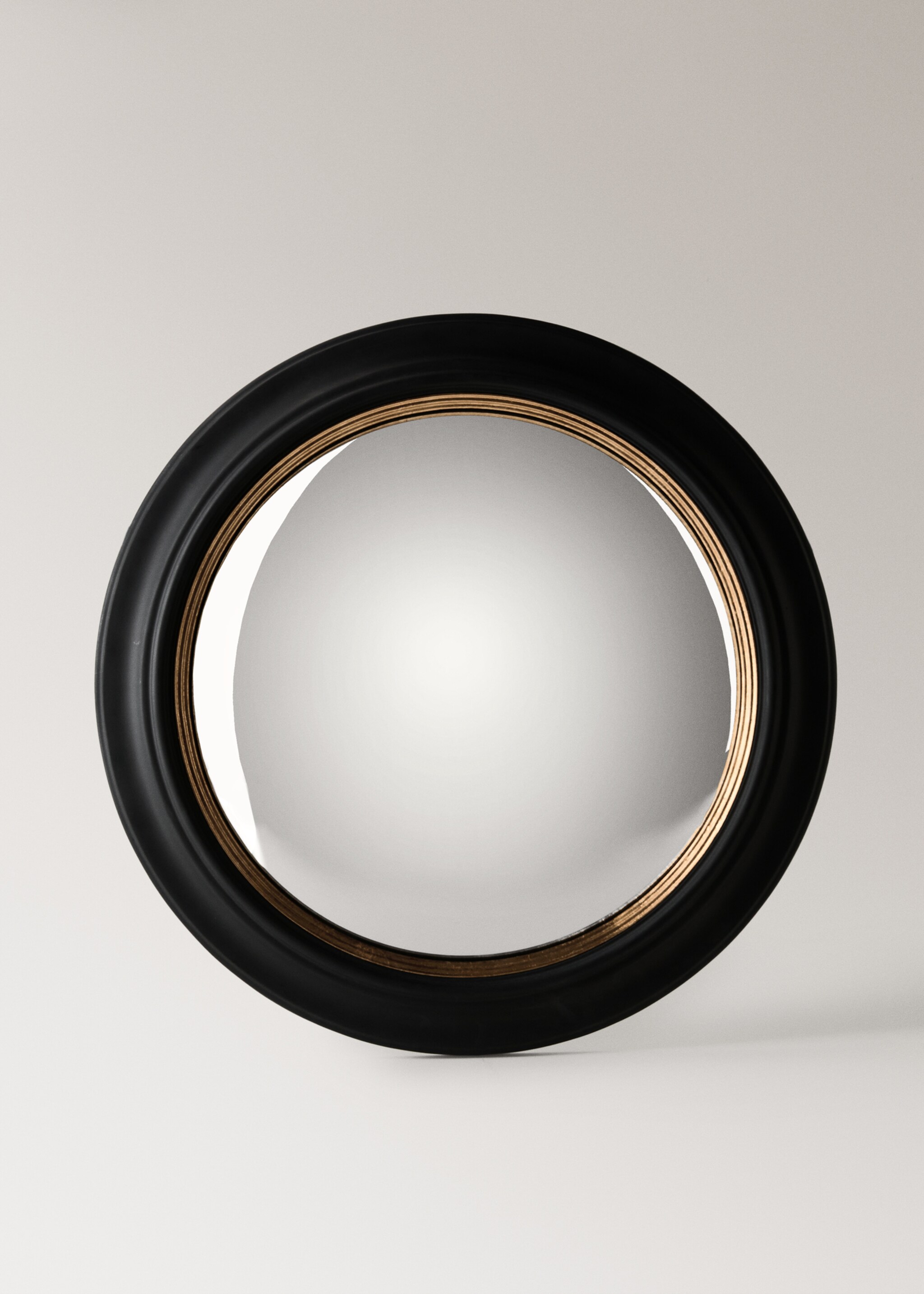 Medium convex mirror - Article without model, Black. Ref: 17033802-00.
