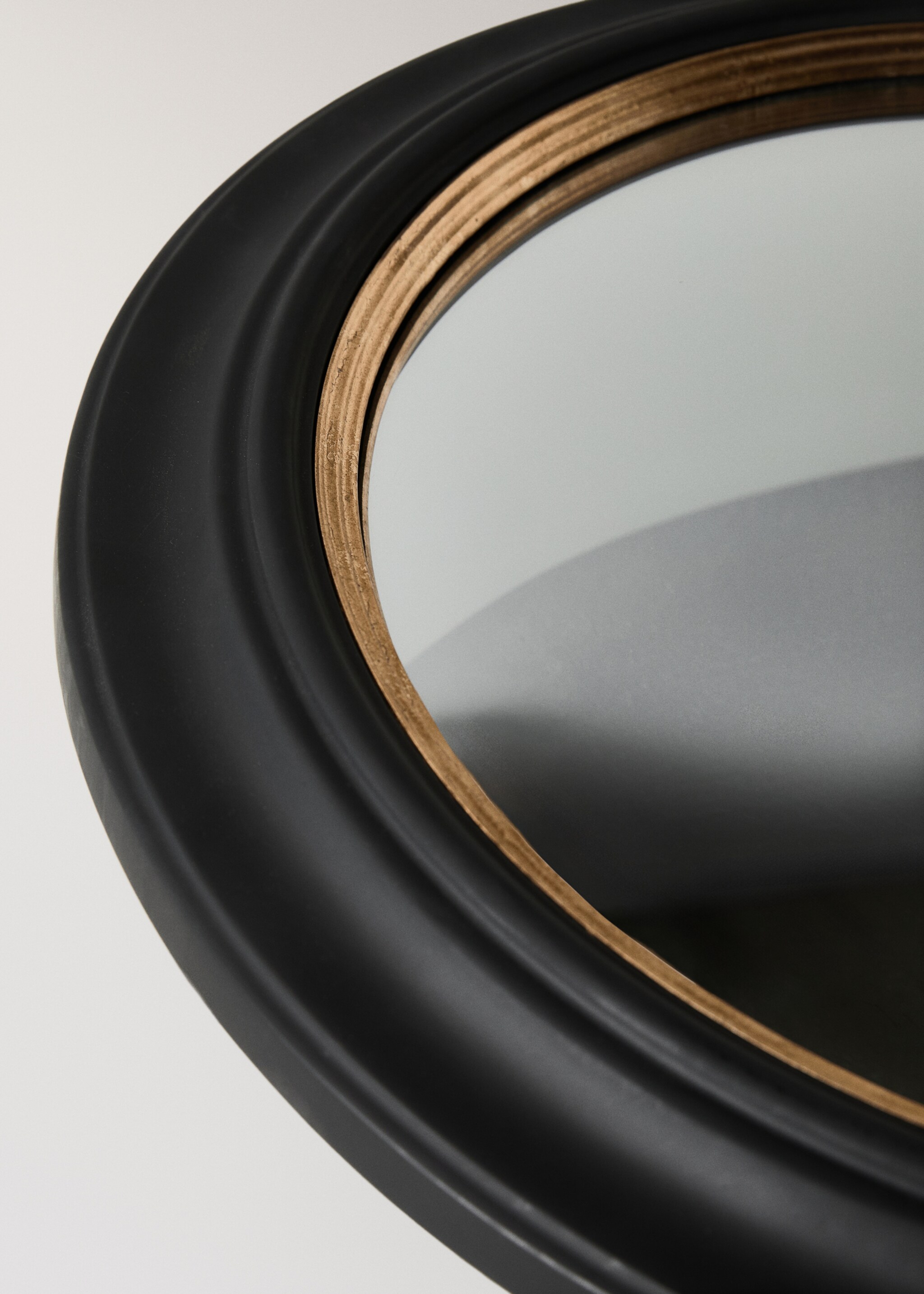 Medium convex mirror - Details of the article 2, Black. Ref: 17033802-00.