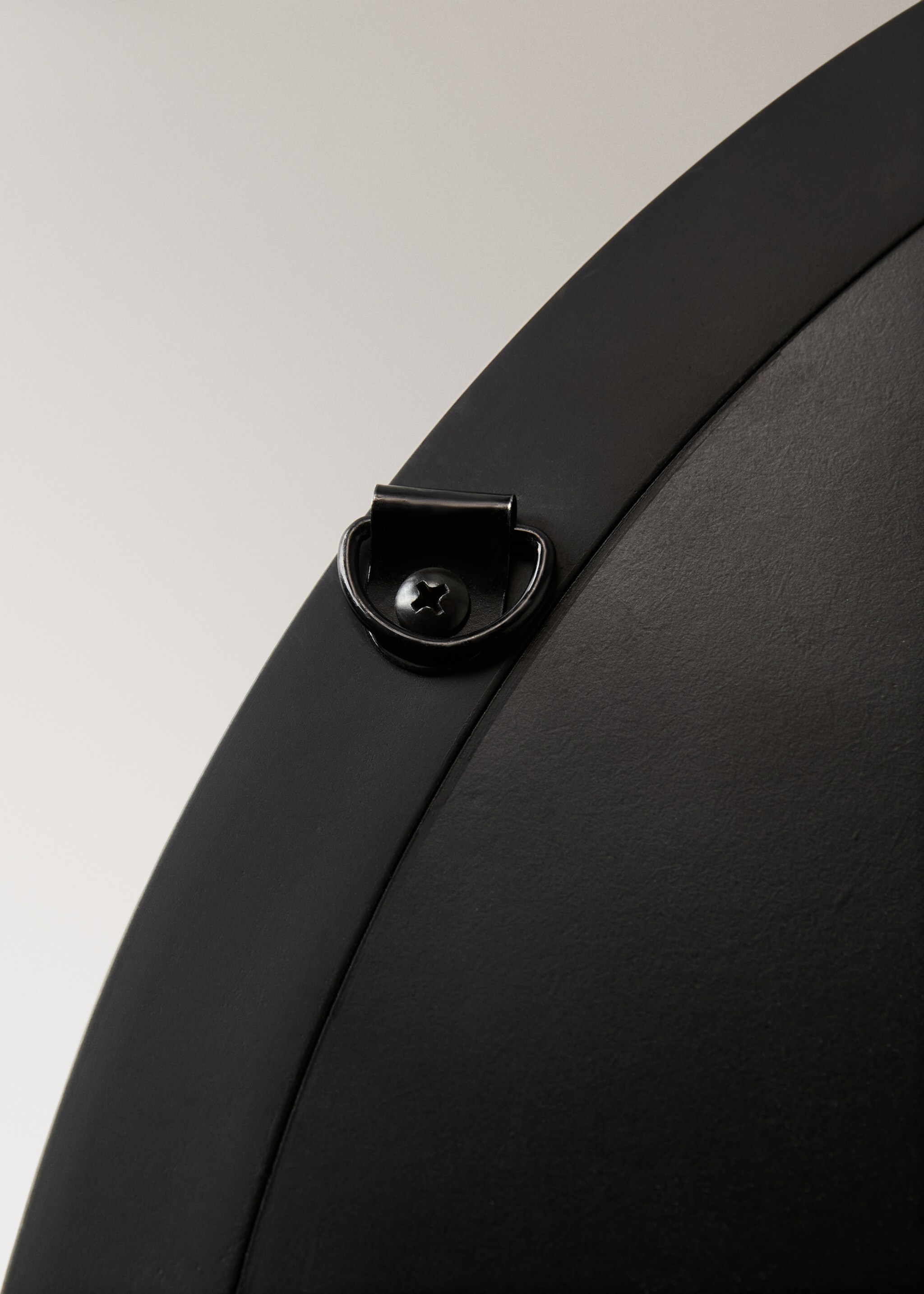 Medium convex mirror - Details of the article 4, Black. Ref: 17033802-00.