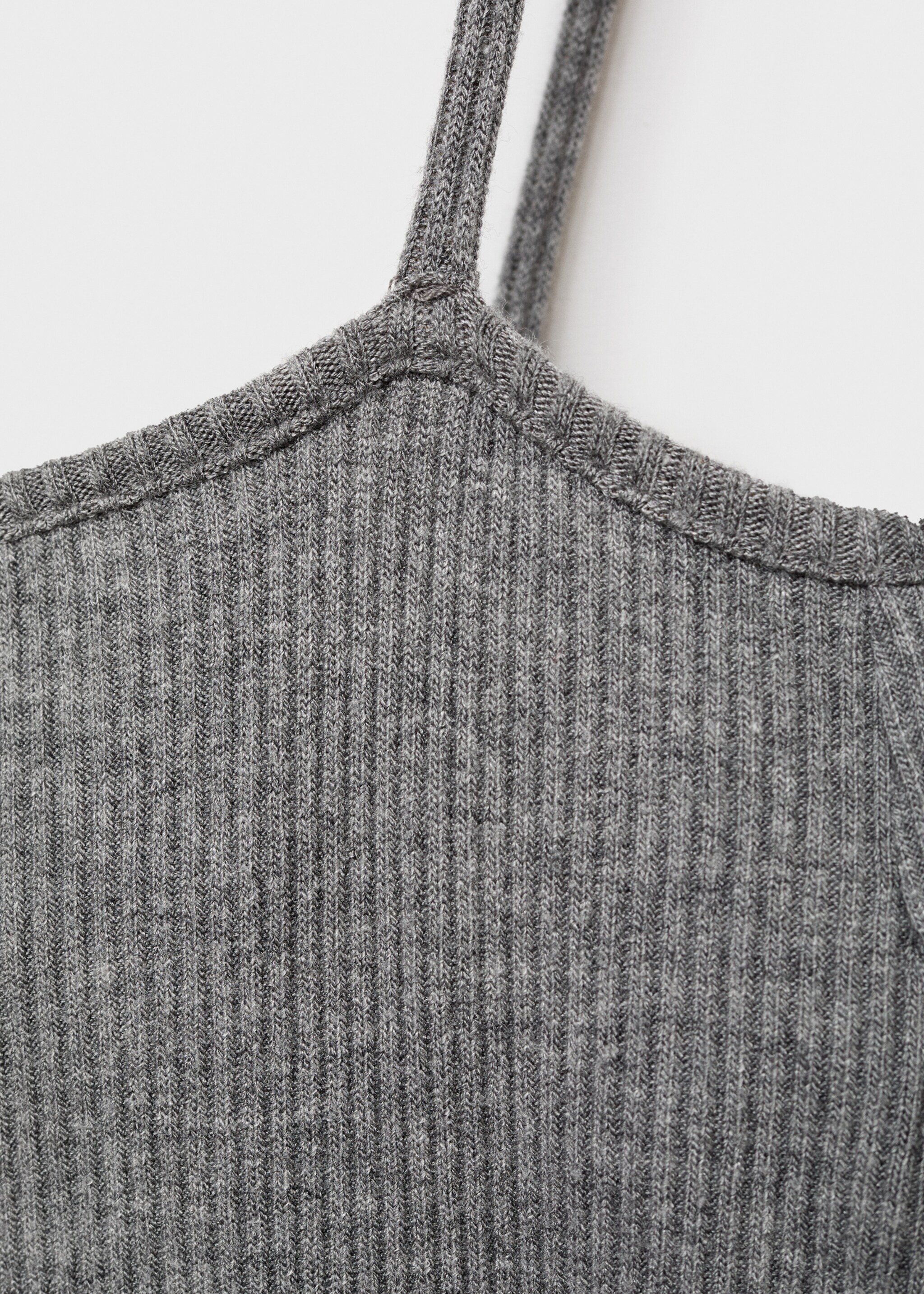 Knitted dress with cut-out - Details of the article 0