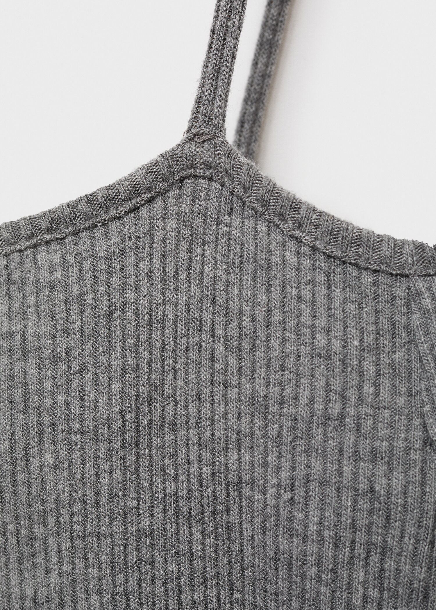 Knitted dress with cut-out - Details of the article 0