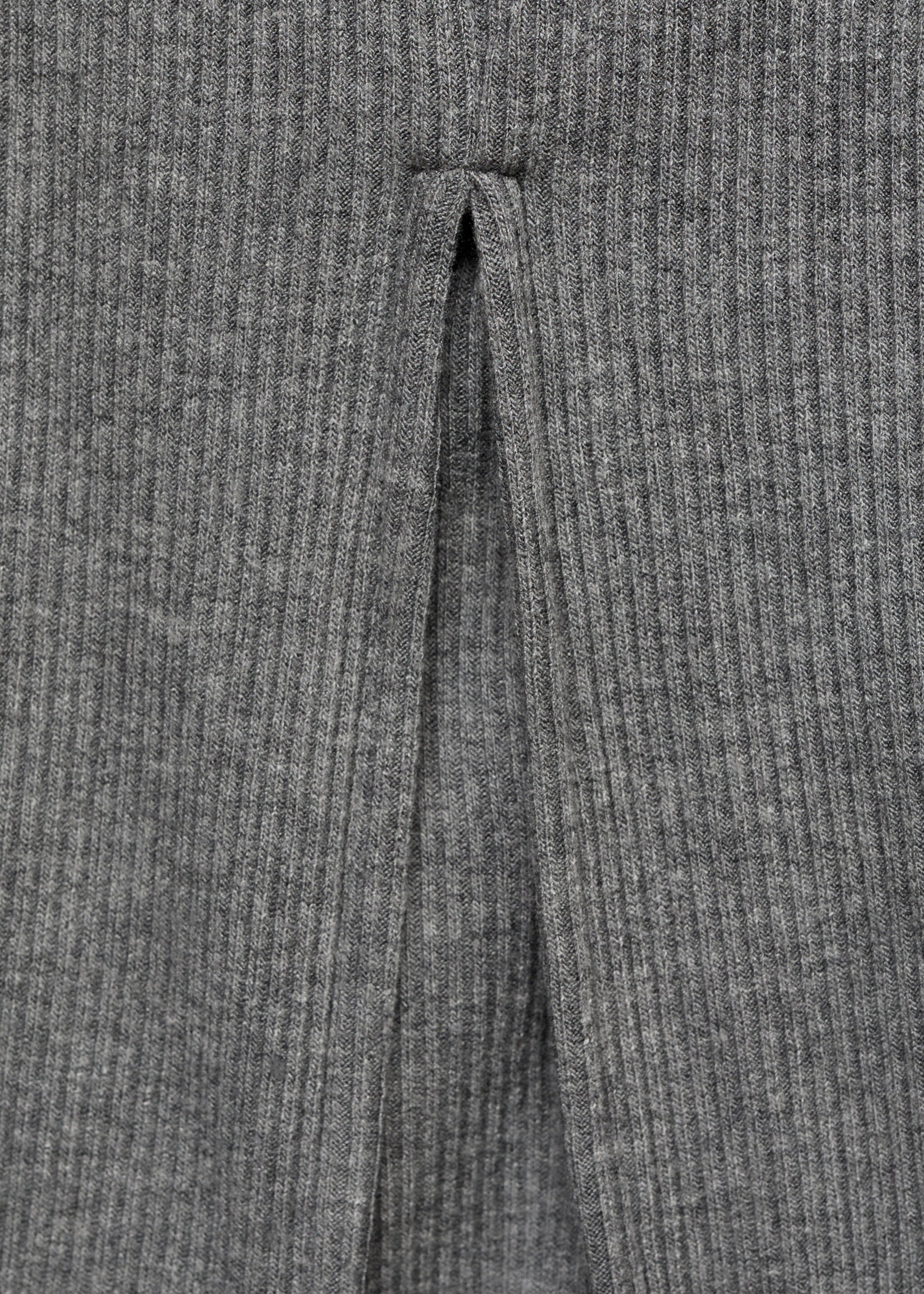 Knitted dress with cut-out - Details of the article 8