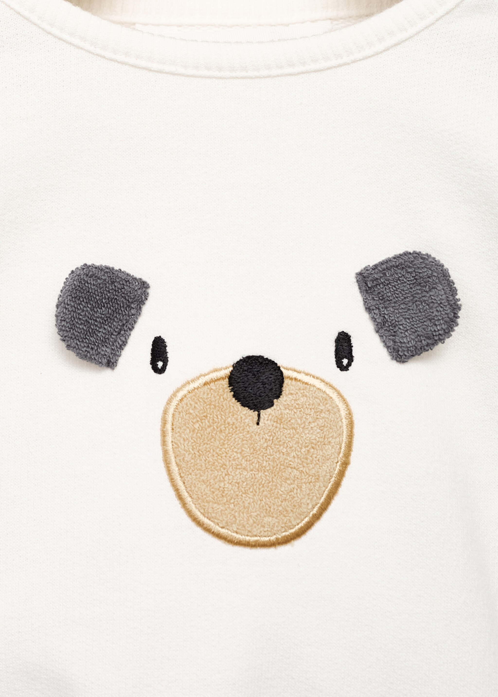 Embroidered sweatshirt teddy bear - Details of the article 8