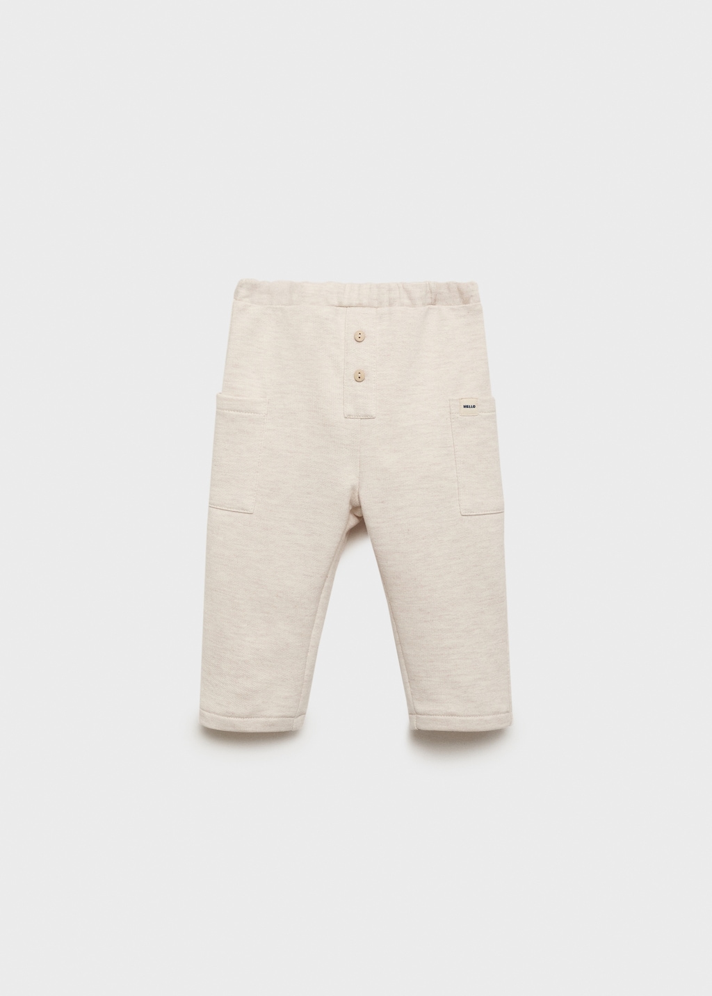 Cargo joggers with button detail