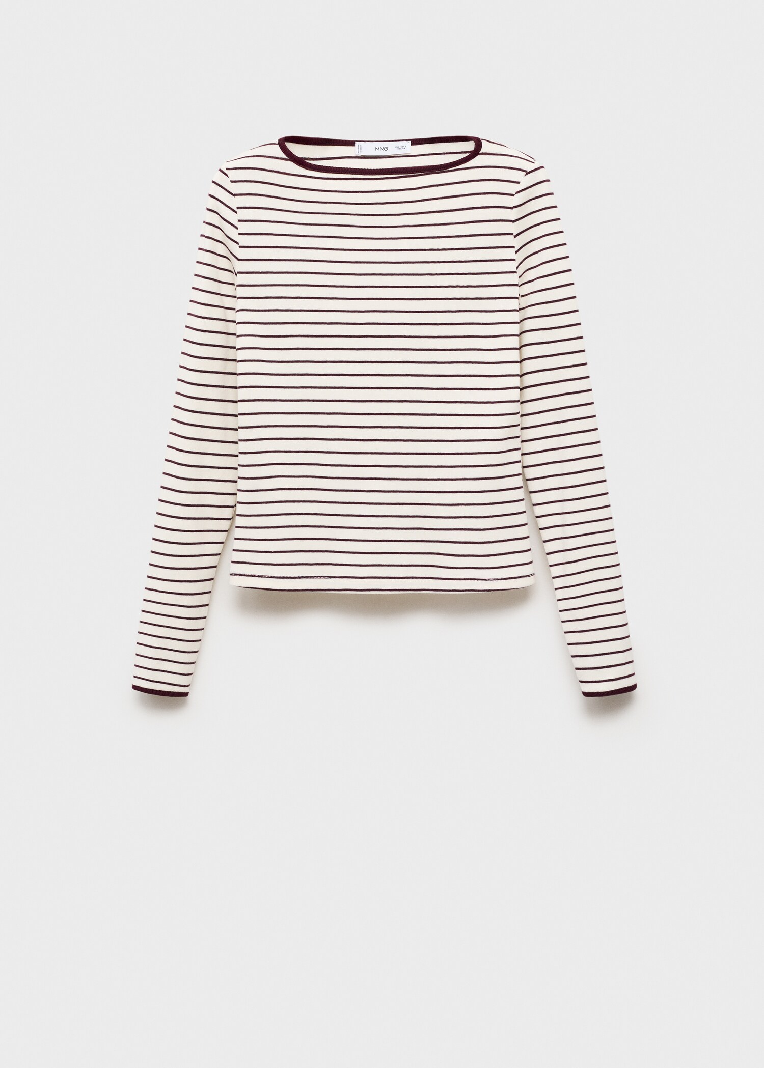 Cotton t-shirt with buttoned cuffs - Article without model