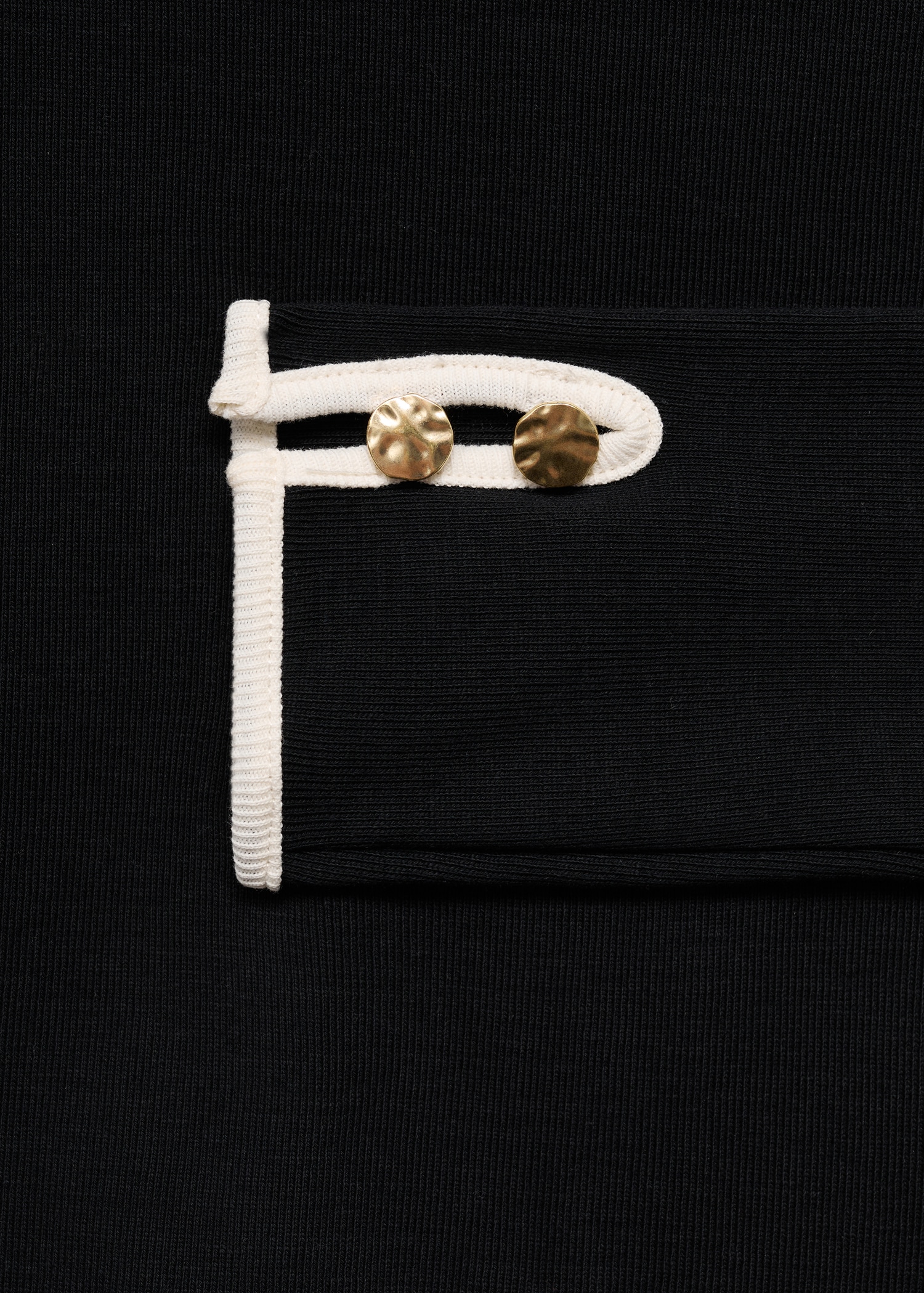 Camiseta algodón puños abotonados - Detalle del artículo 0