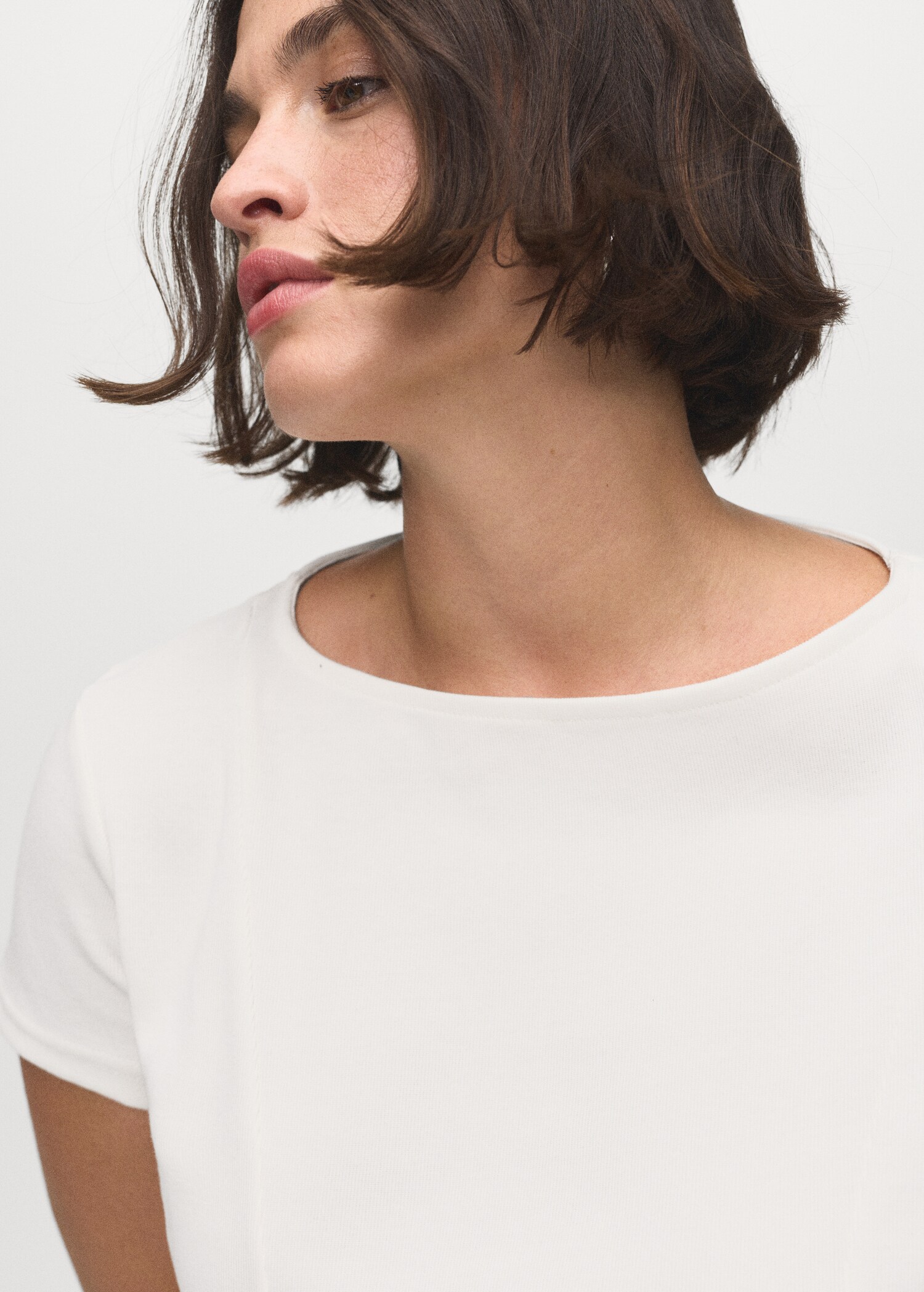 T-shirt coton évasé - Détail de l'article 4