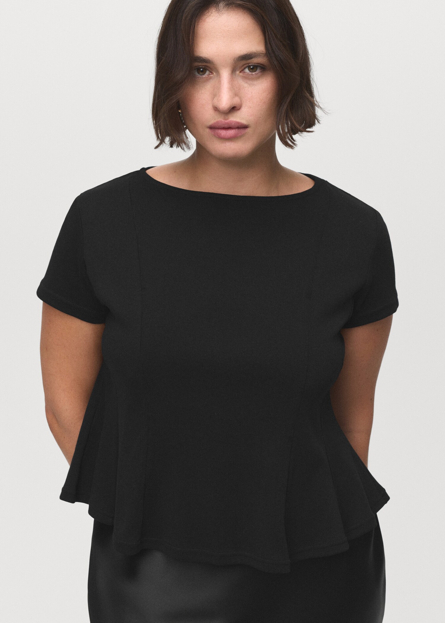 T-shirt coton évasé - Détail de l'article 5