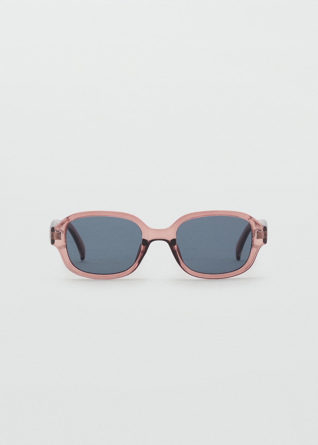 Semi-transparent frame sunglasses