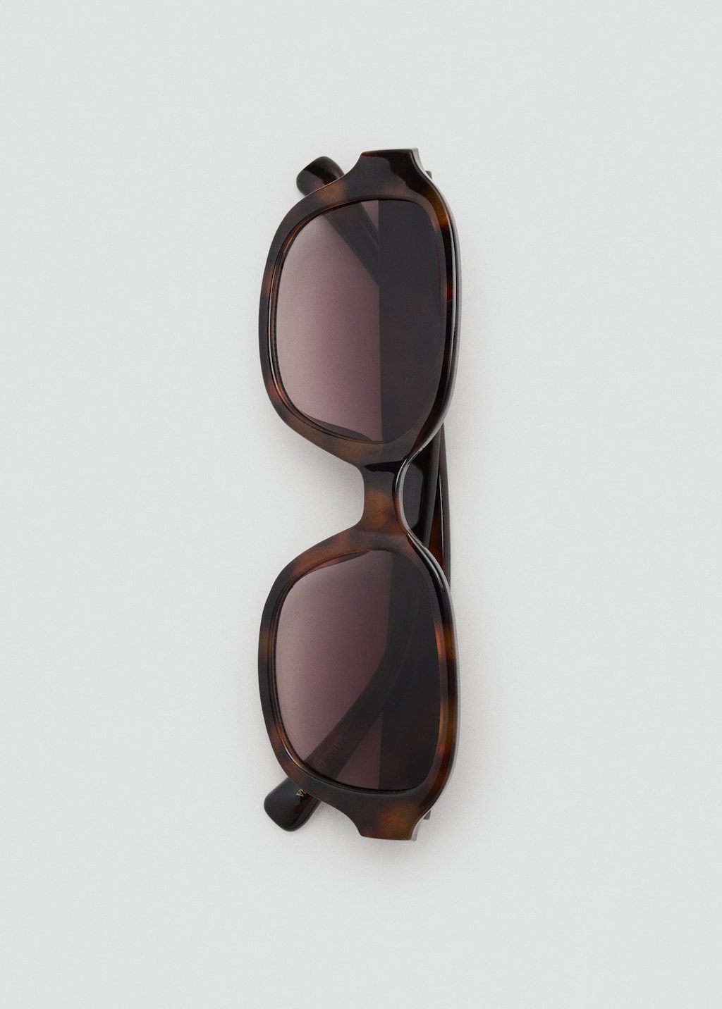 Semi-transparent frame sunglasses
