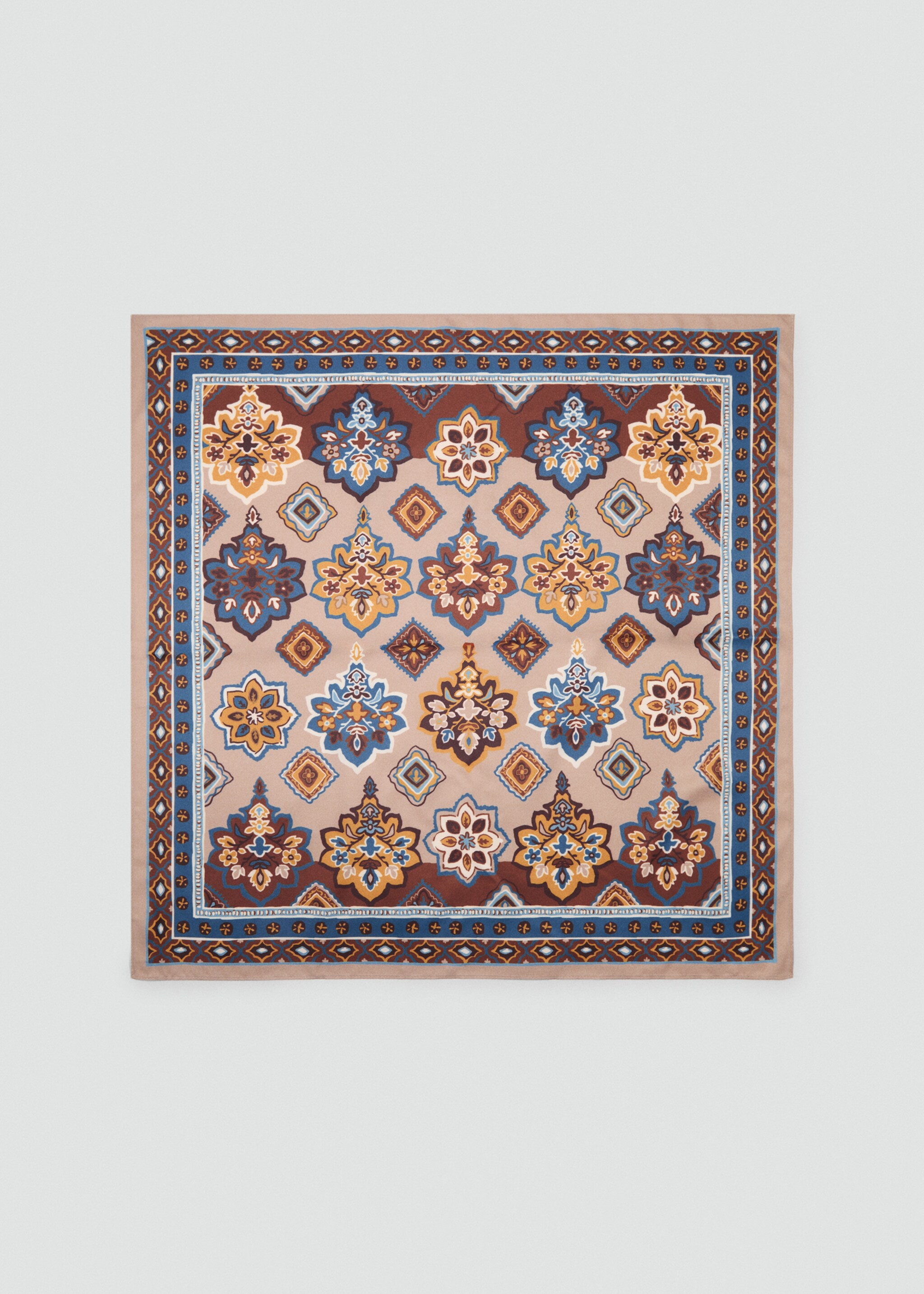 Paisley satin scarf - Article without model