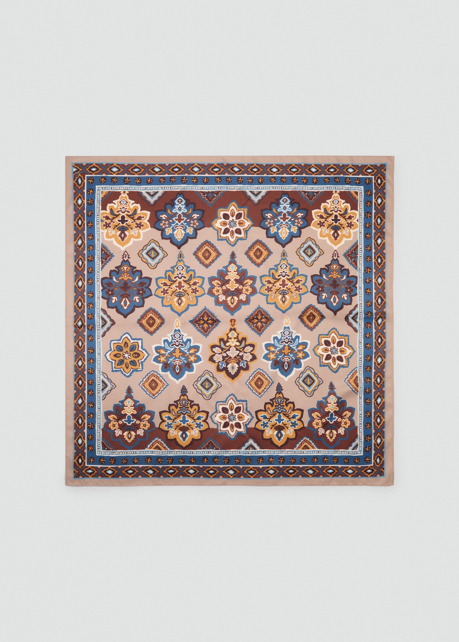 Paisley satin scarf - Article without model