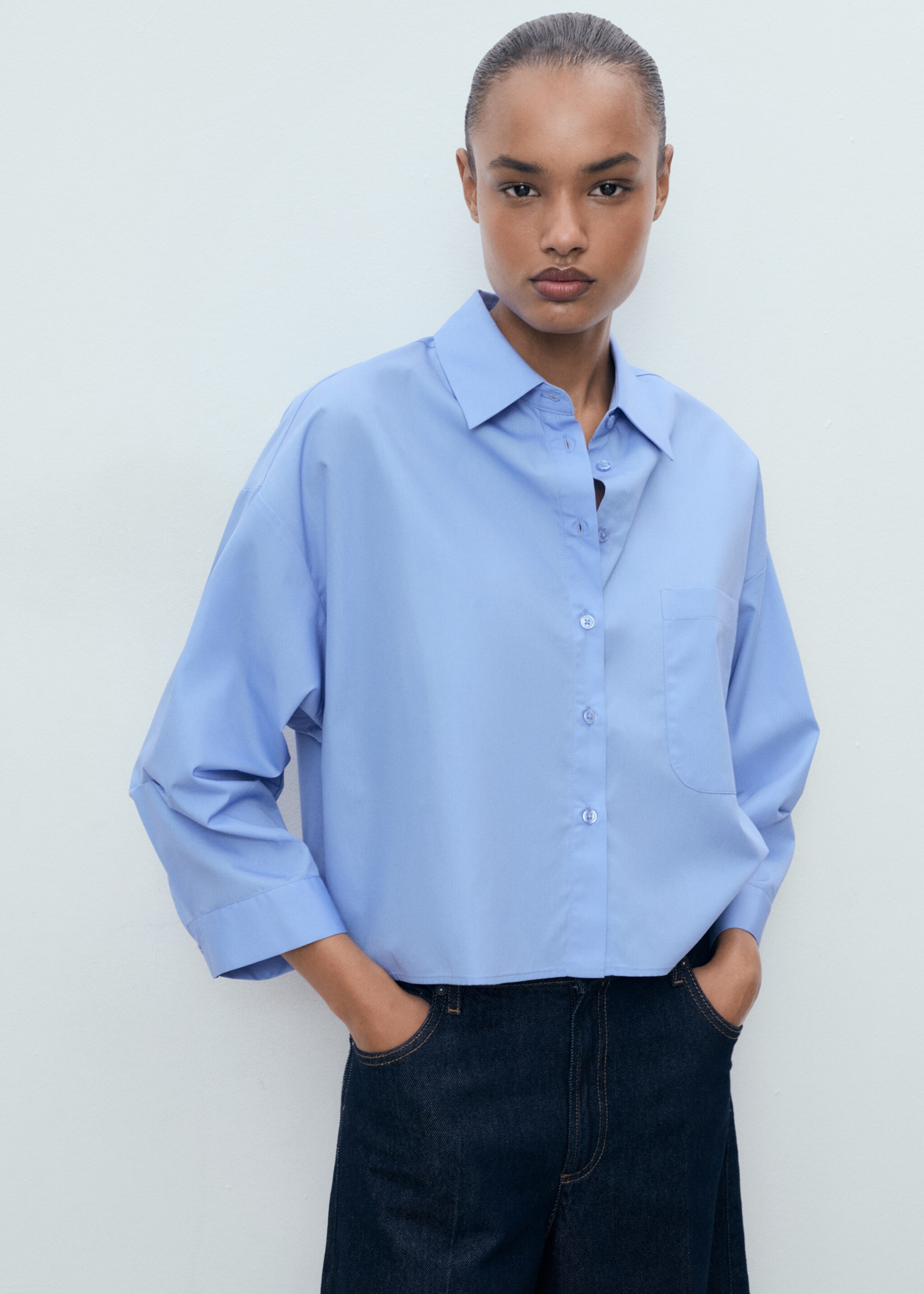Camicia oversize tasche - Piano medio