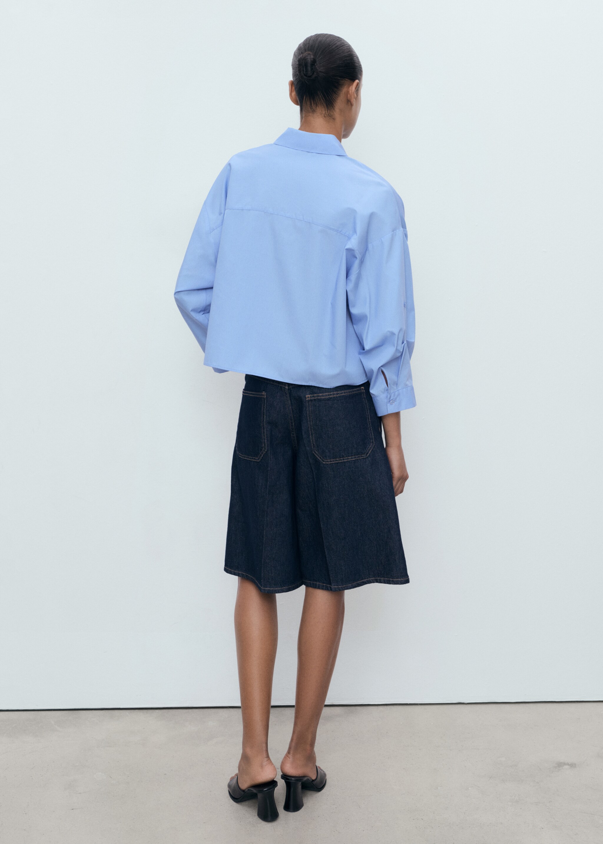 Camicia oversize tasche - Retro dell'articolo
