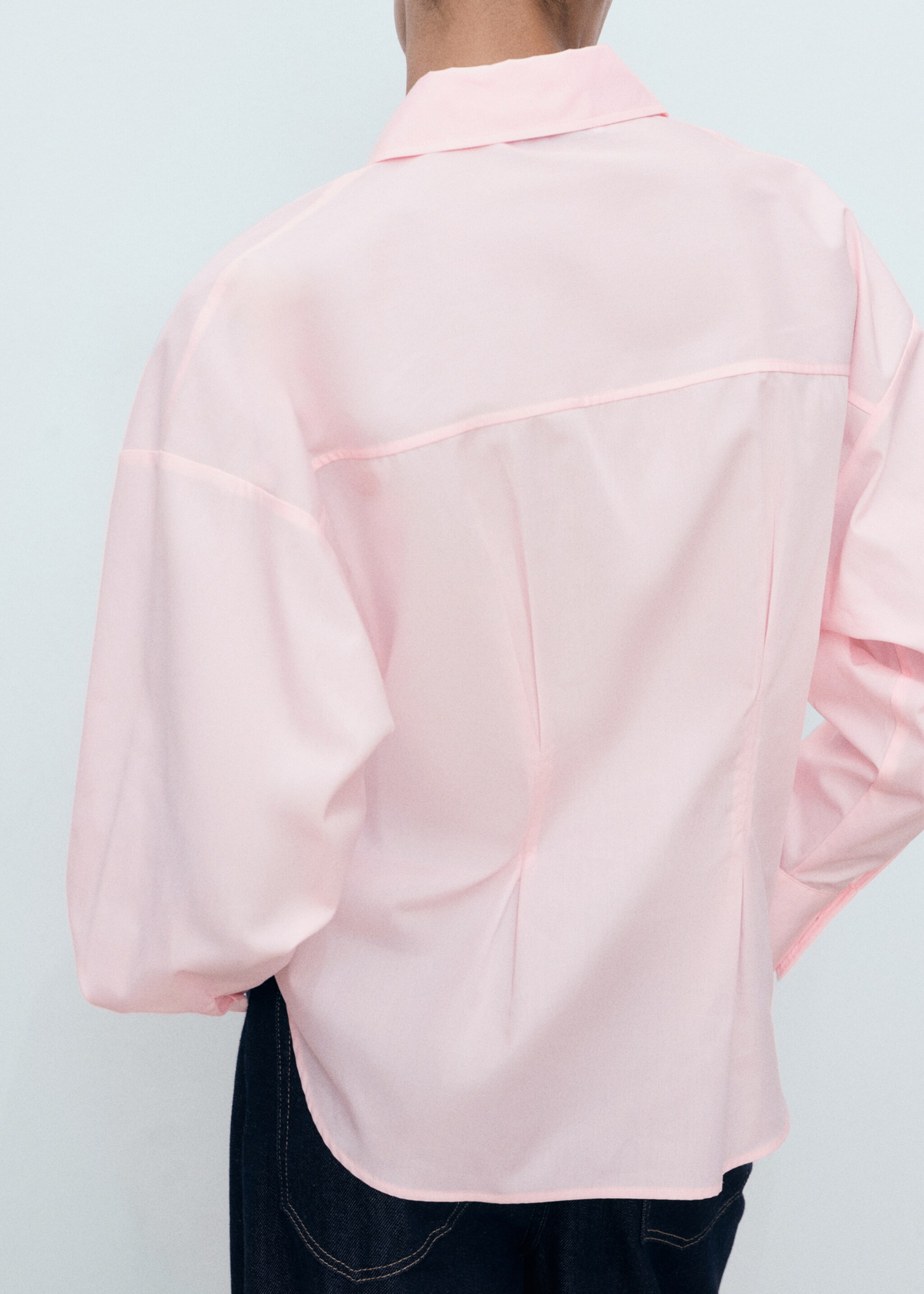 Camicia pinces tasche - Retro dell'articolo