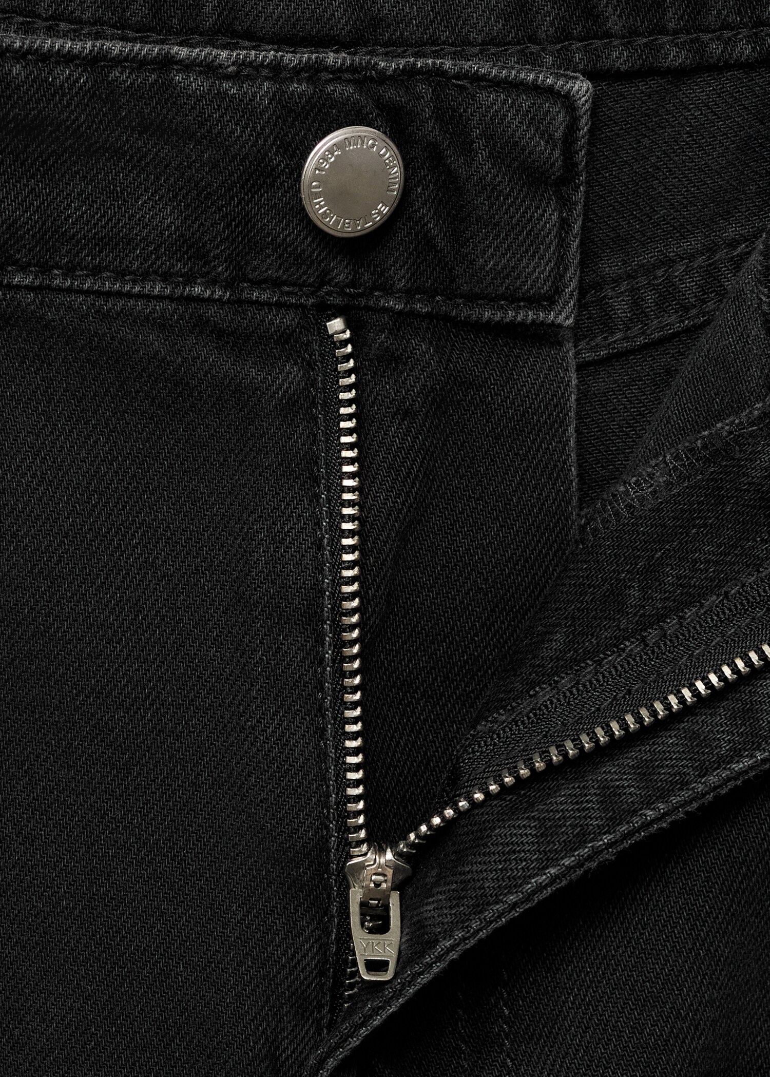 Wide-leg pleated jeans - Details of the article 8