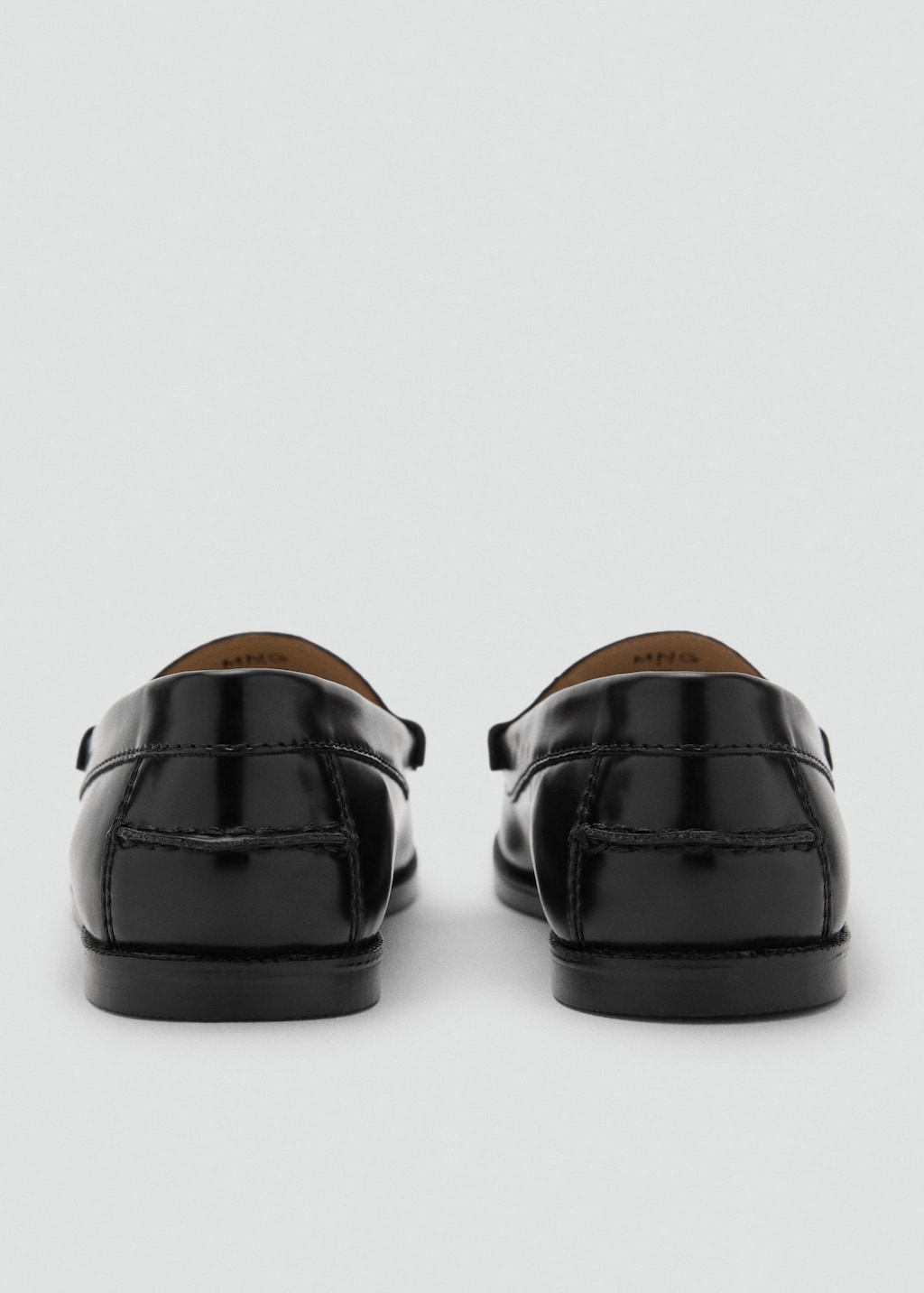 Faux-leather moccasin