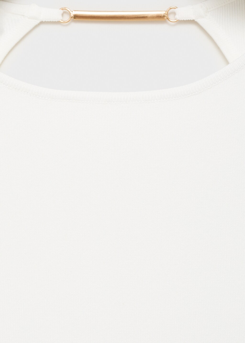 Open-back knitted dress