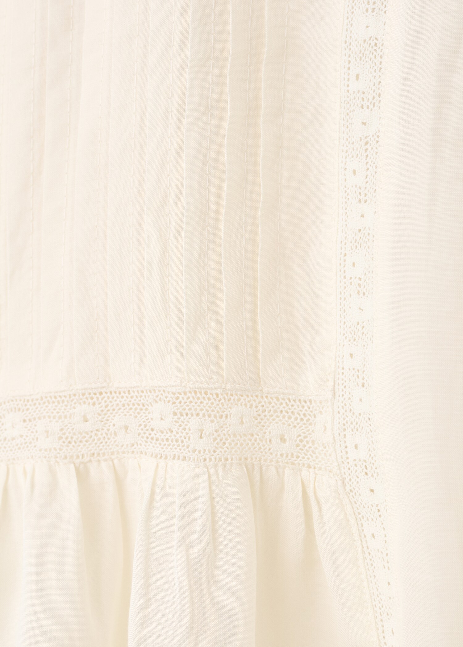 Camisón algodón puntilla y jaretas - Detalle del artículo 8