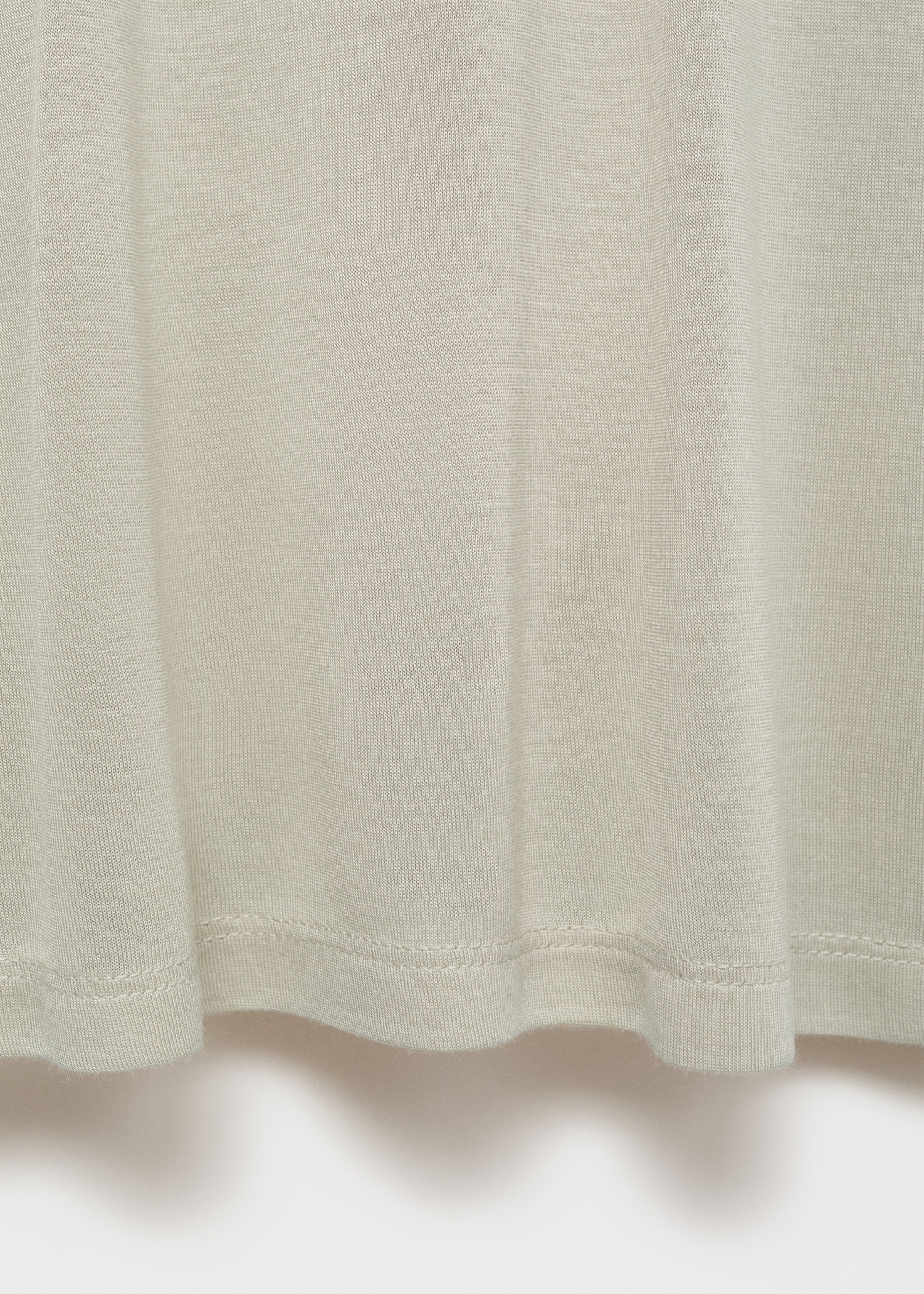 Garment washed t-shirt - Details of the article 0, Pastel Green. Ref: 17034105-00.