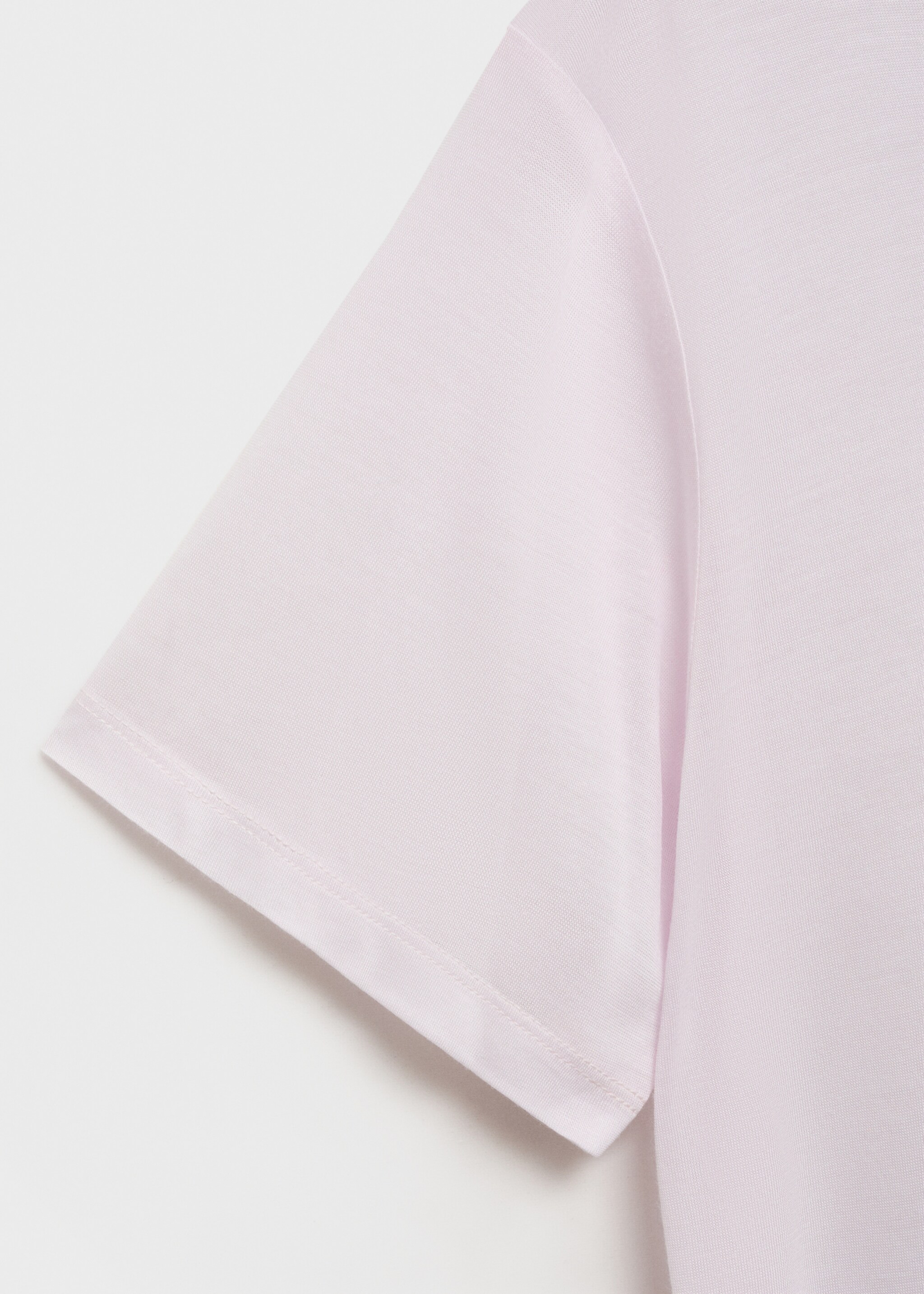Garment washed t-shirt - Details of the article 0, Light/Pastel Grey. Ref: 17034105-00.