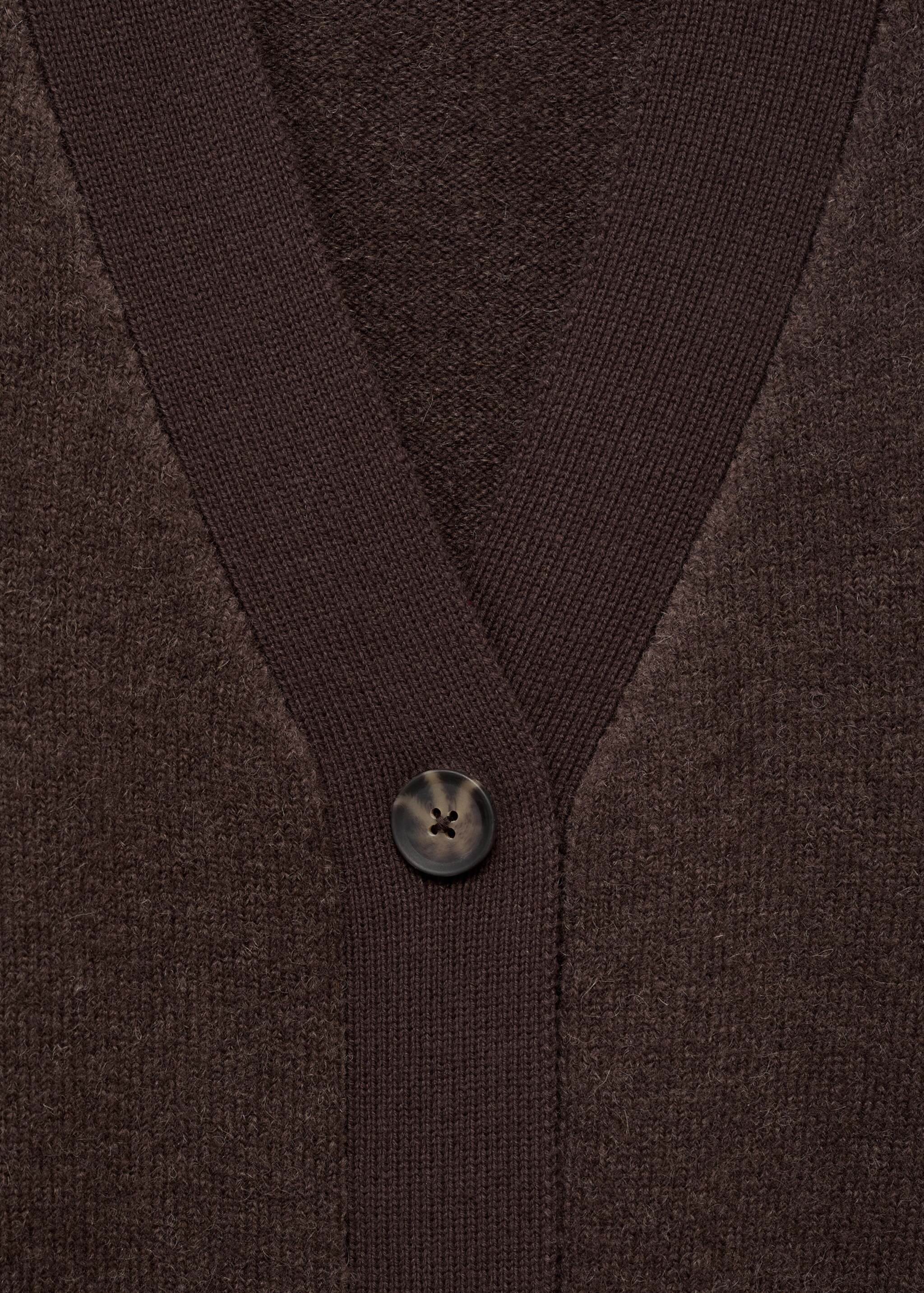 Pyjama cardigan dani - Details of the article 8, Chocolate. Ref: 17034109-00.